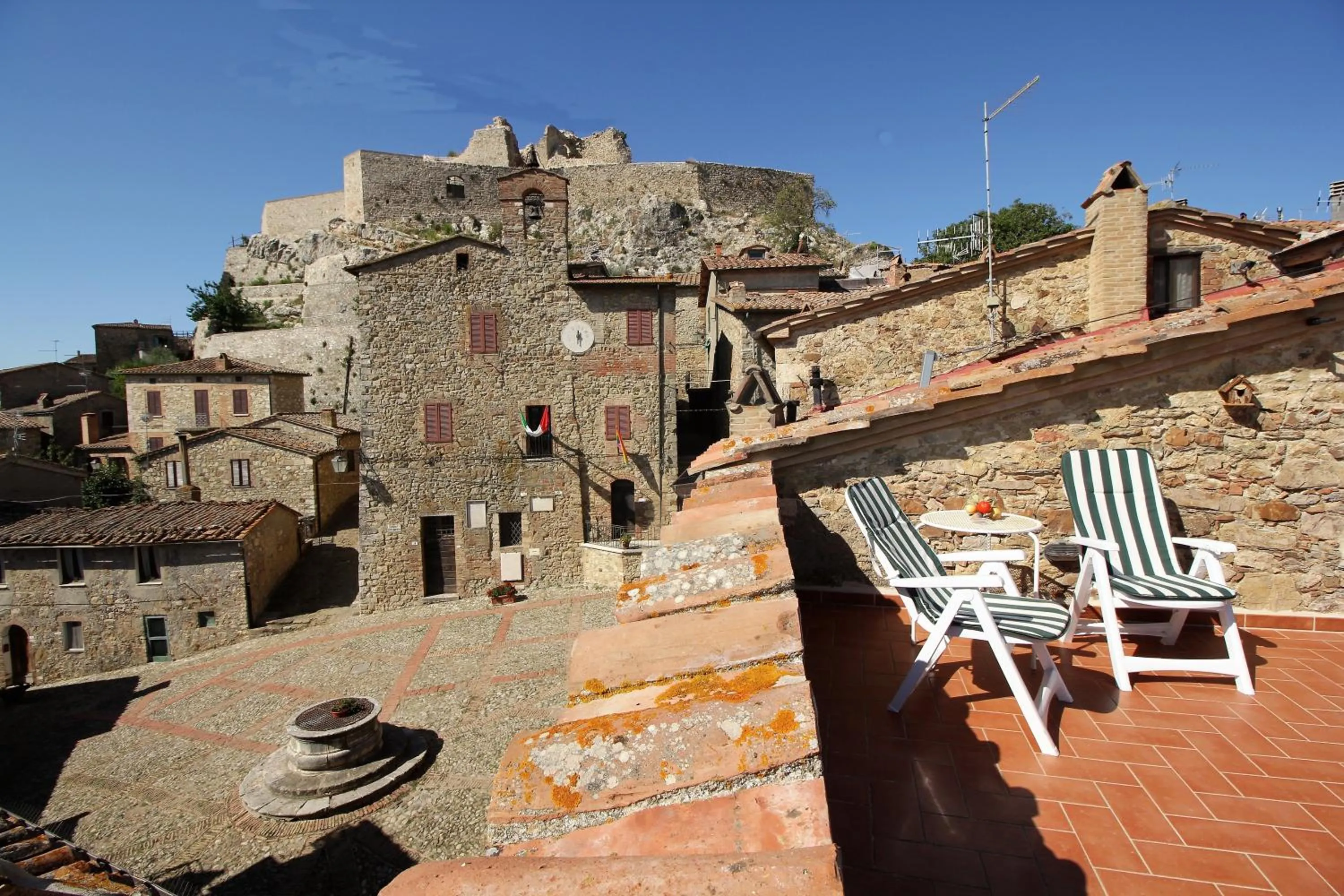 Balcony/Terrace in La Terrazza sulla Val d'Orcia