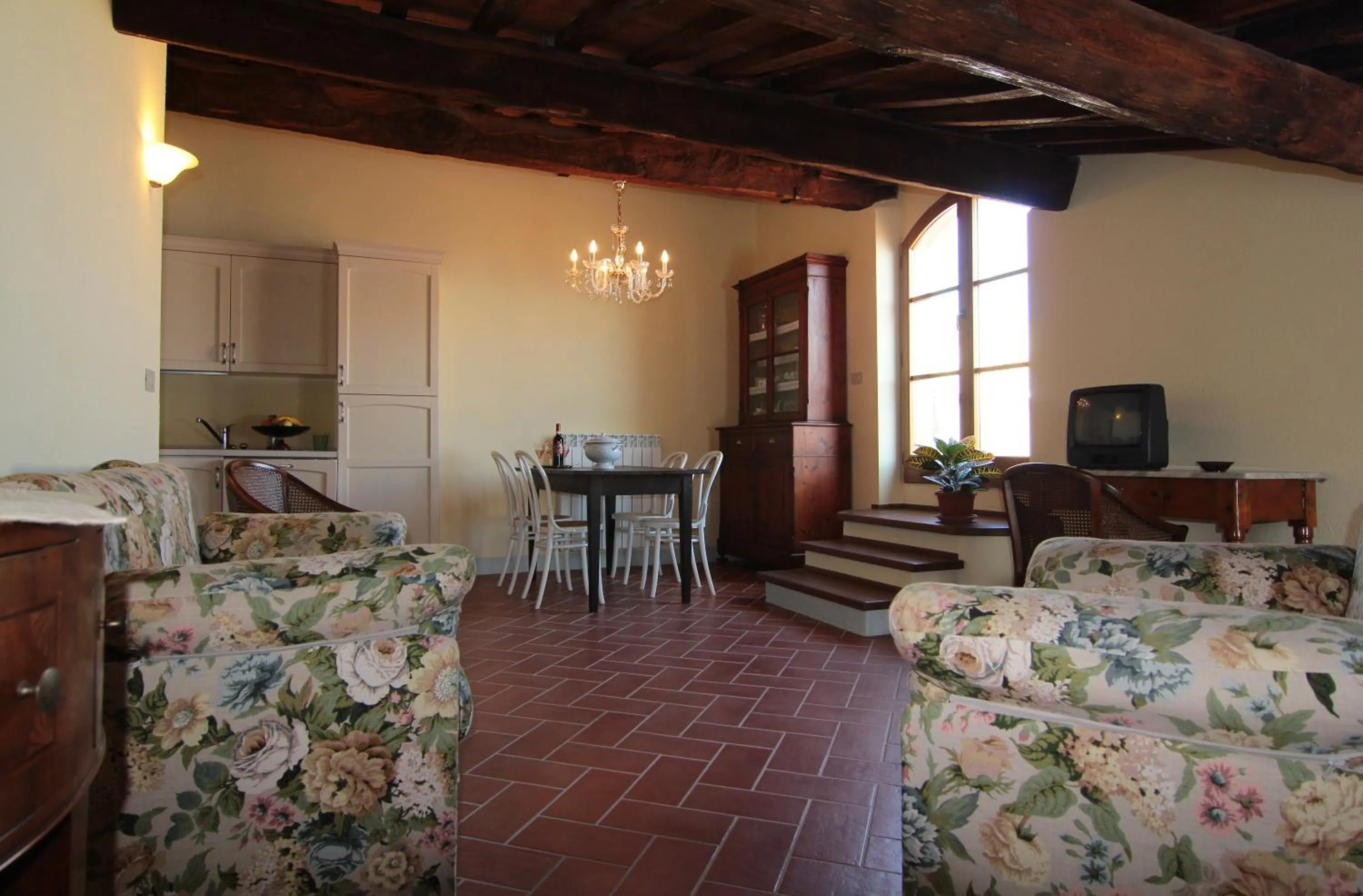 Living room in La Terrazza sulla Val d'Orcia