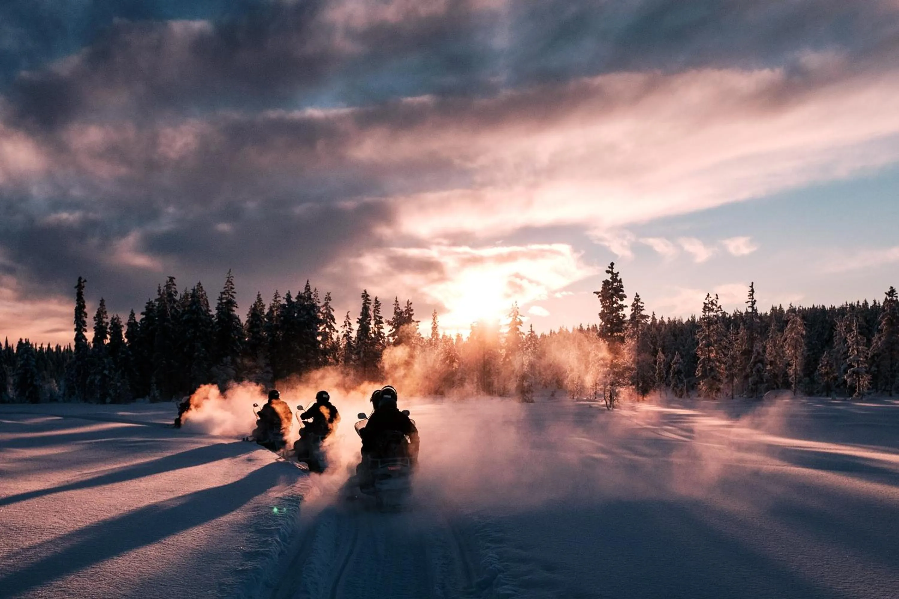 Winter in Pinetree Lodge