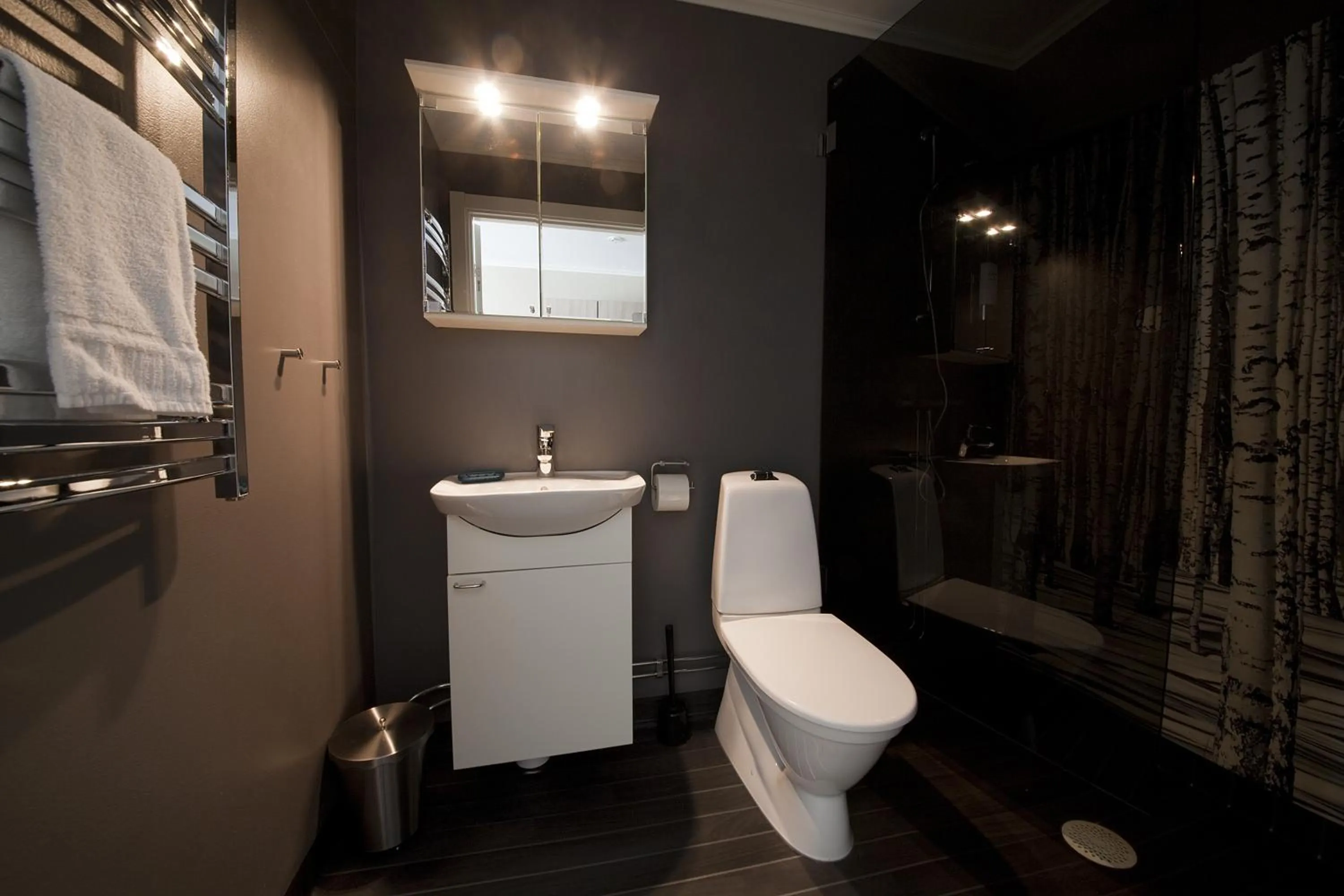 Bathroom in Pinetree Lodge