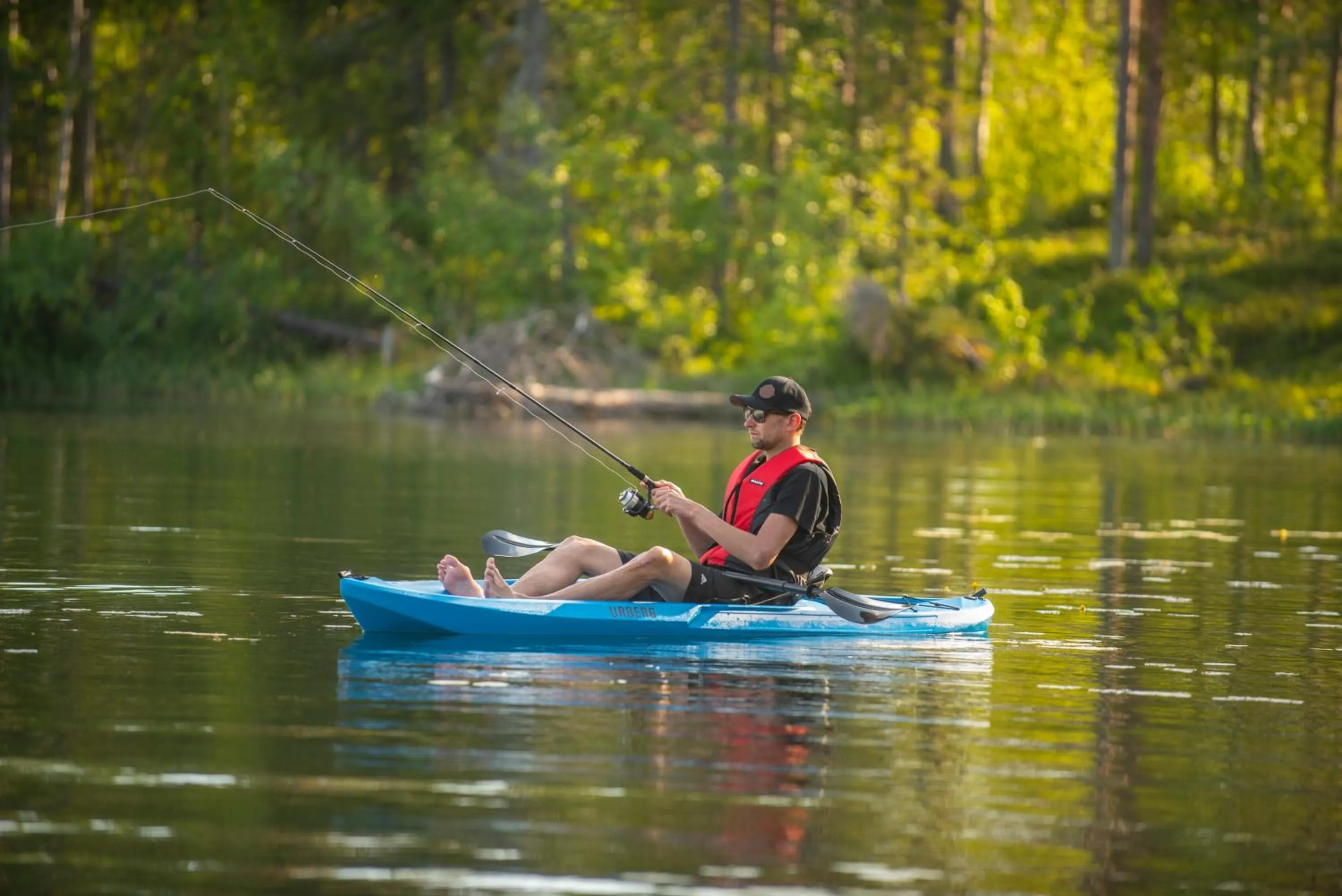 Fishing in Pinetree Lodge