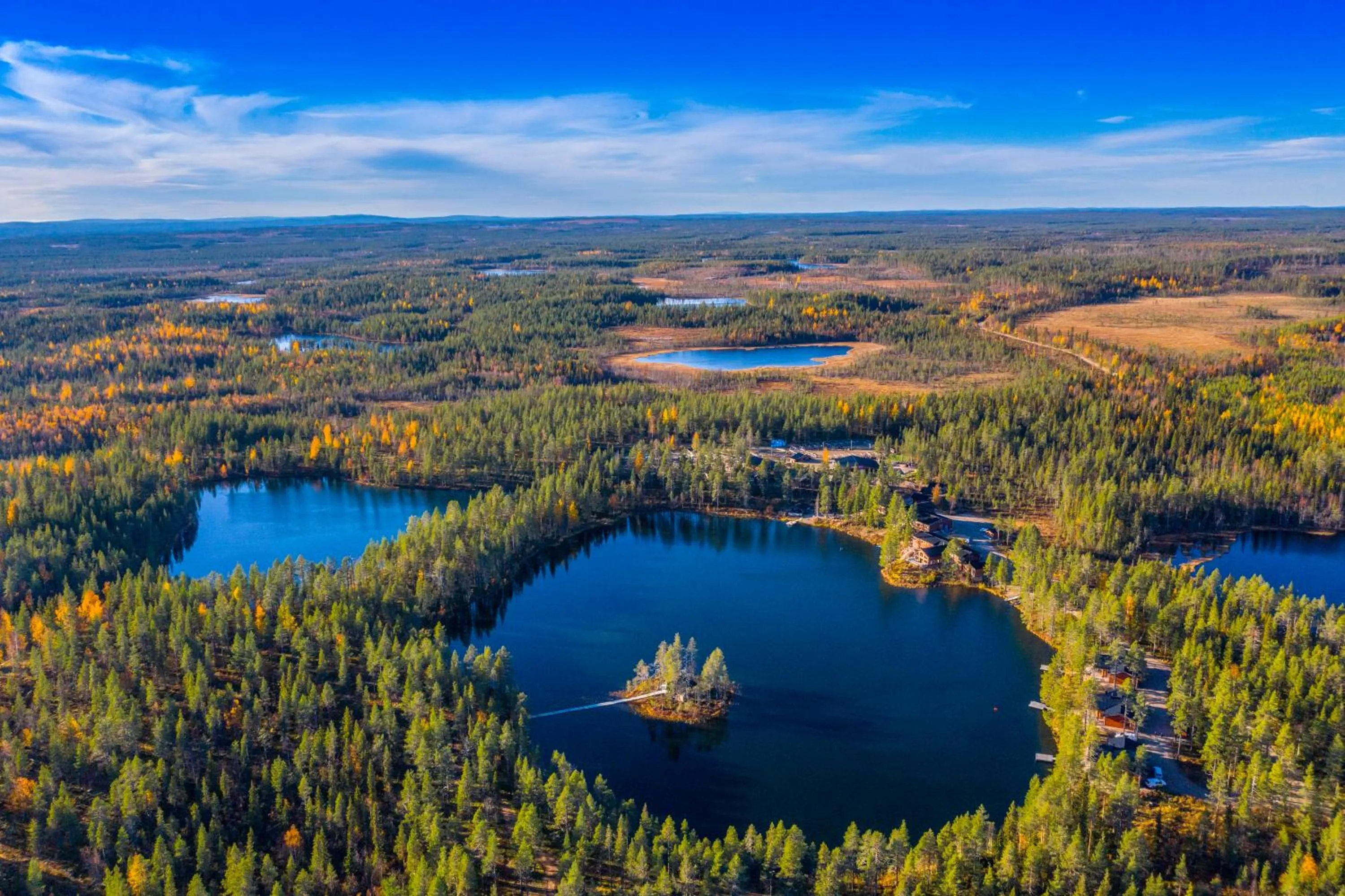 Bird's eye view in Pinetree Lodge