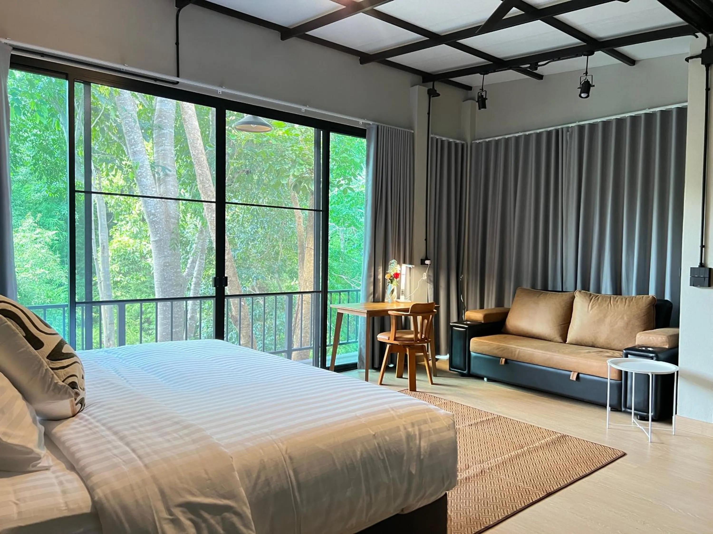 Bed in Plern Malee Resort