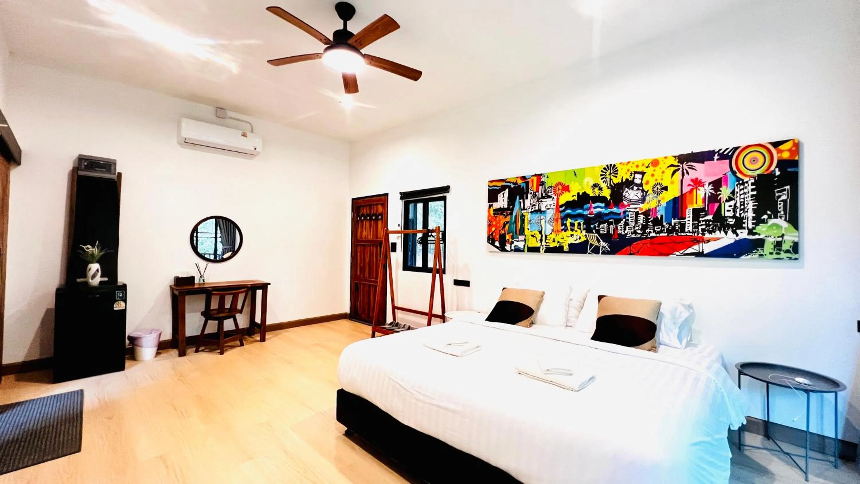 Bed in Plern Malee Resort
