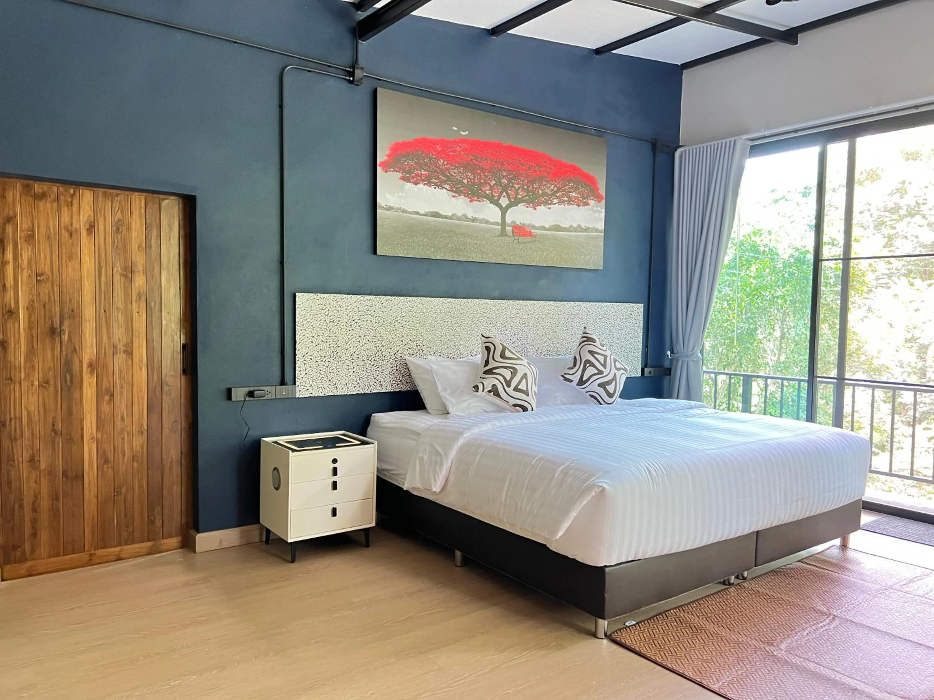 Bed in Plern Malee Resort