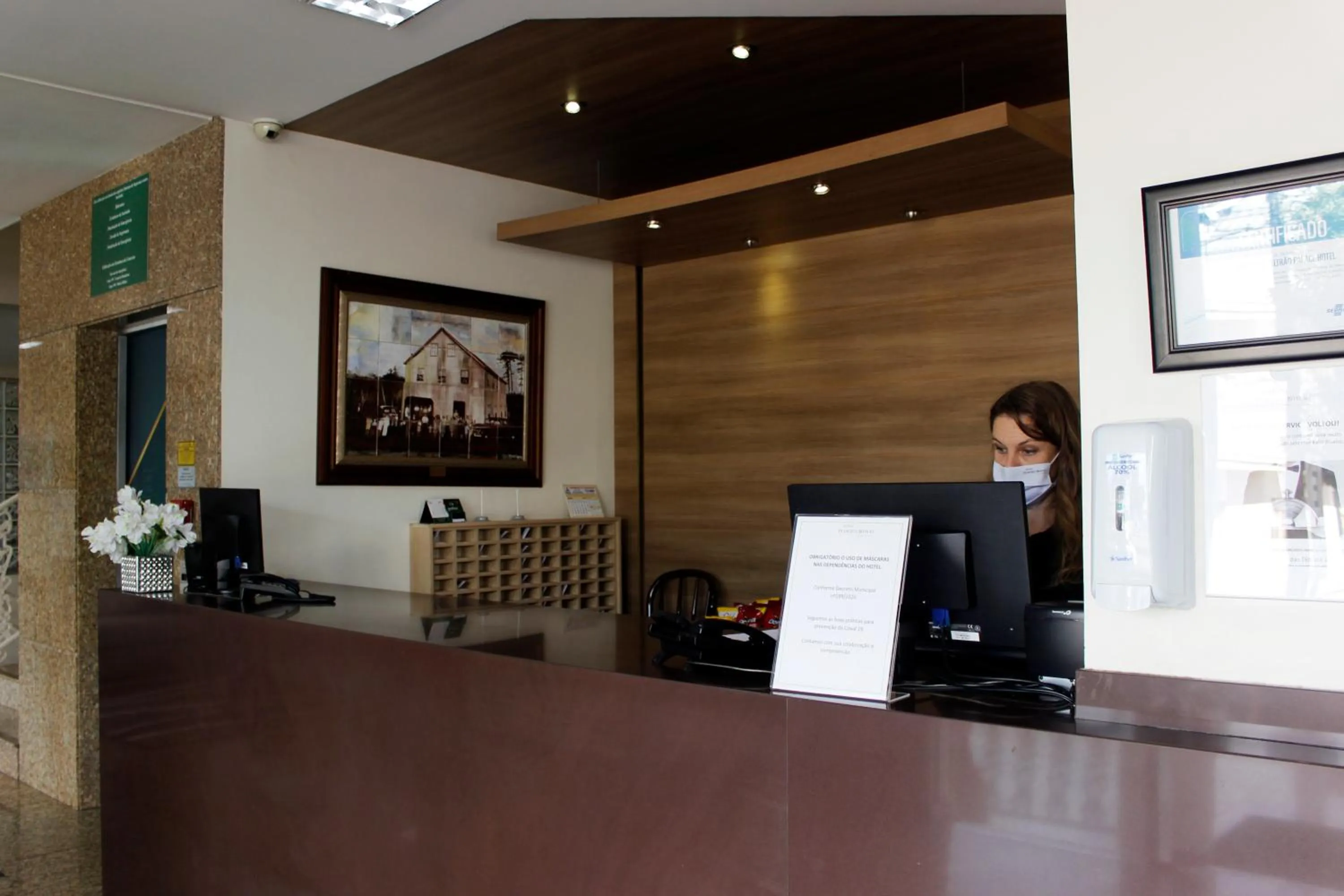 Lobby or reception in Francisco Beltrão Palace Hotel