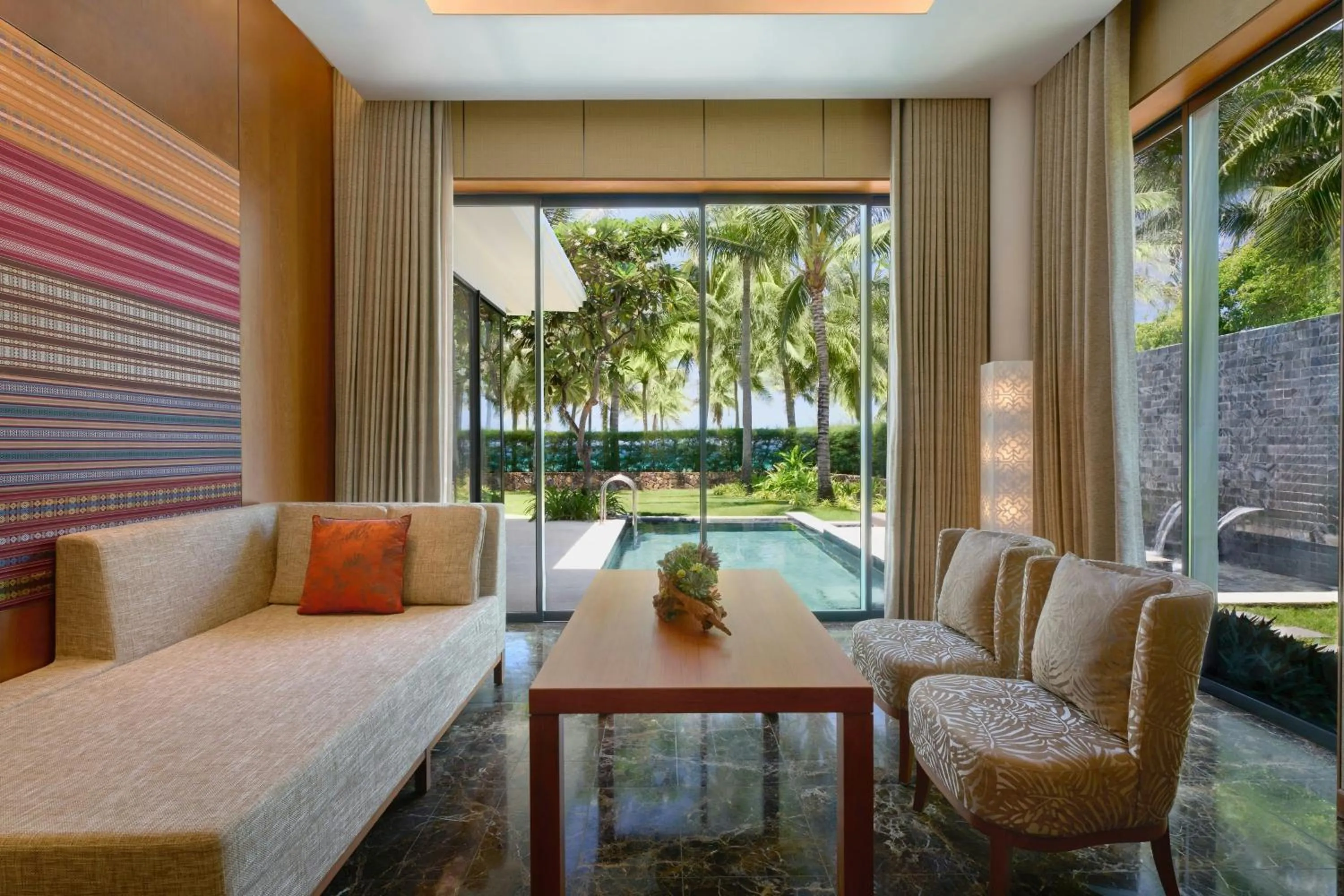 Swimming pool, Bed in JW Marriott Cam Ranh Bay Resort & Spa