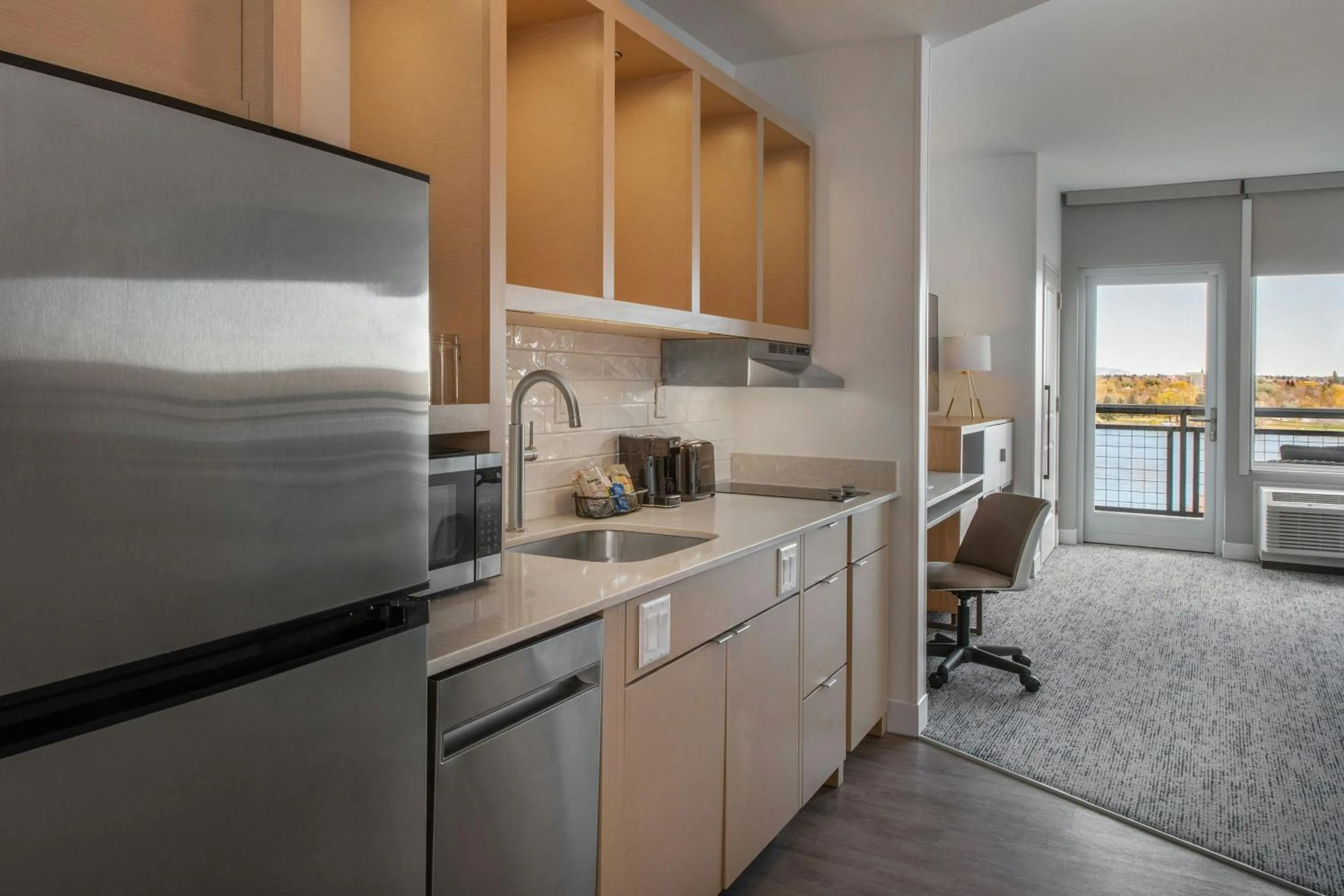 Kitchen or kitchenette in TownePlace Suites by Marriott Great Falls