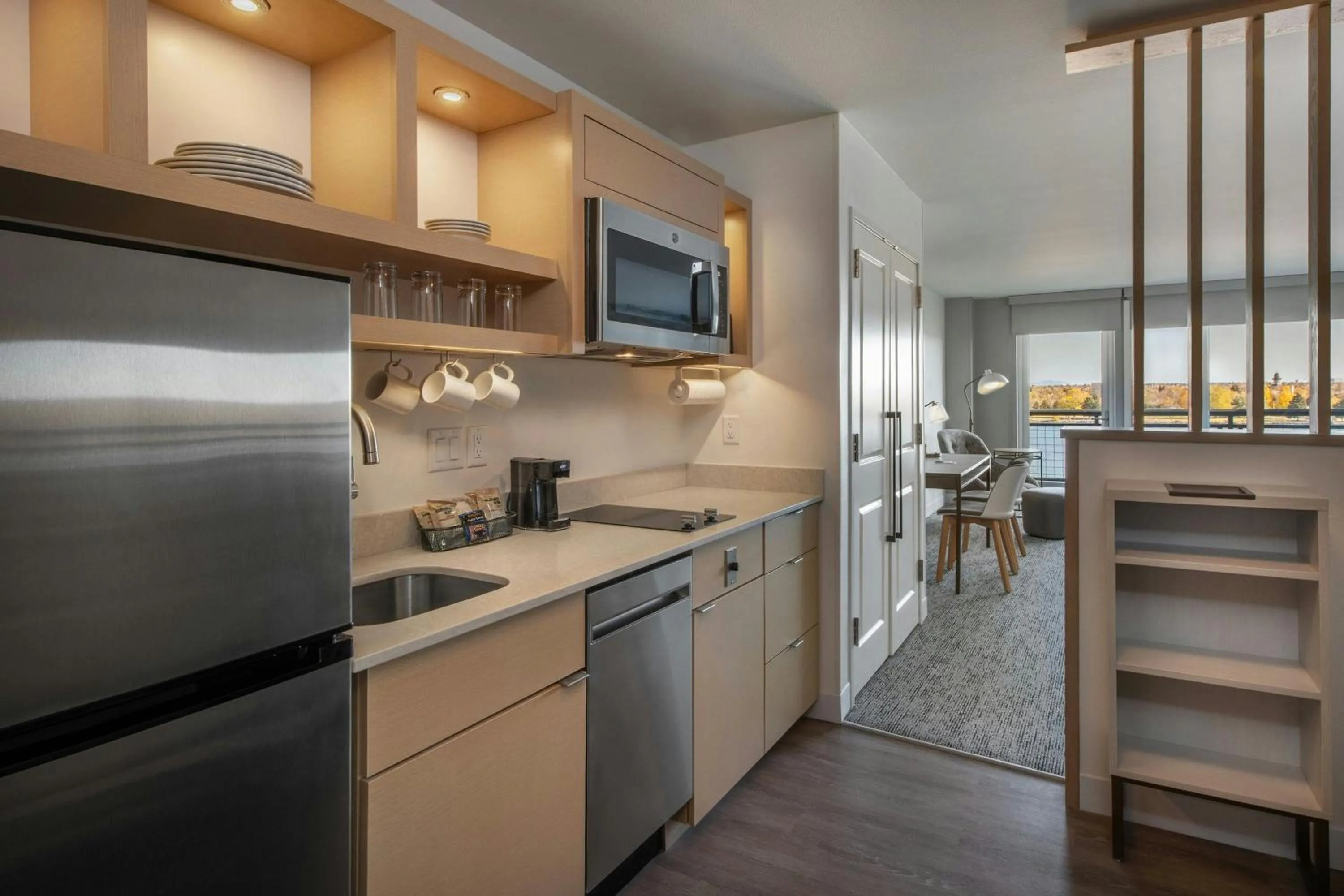 Kitchen or kitchenette in TownePlace Suites by Marriott Great Falls
