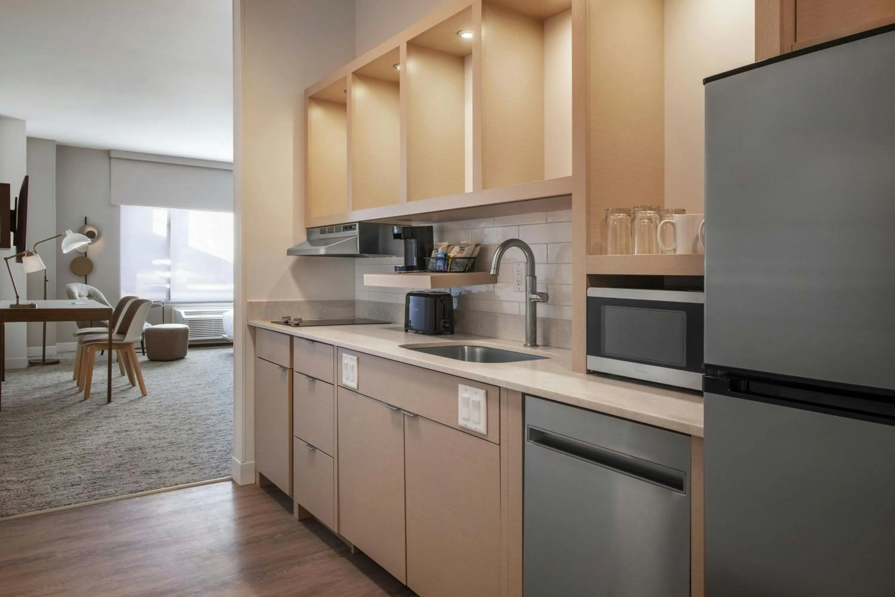 Kitchen or kitchenette in TownePlace Suites by Marriott Great Falls