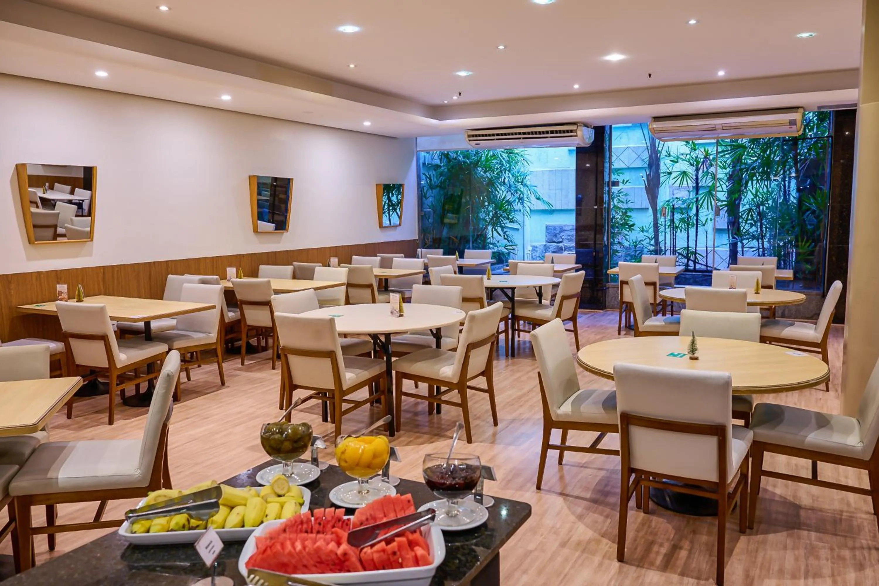 Breakfast in South American Copacabana Hotel