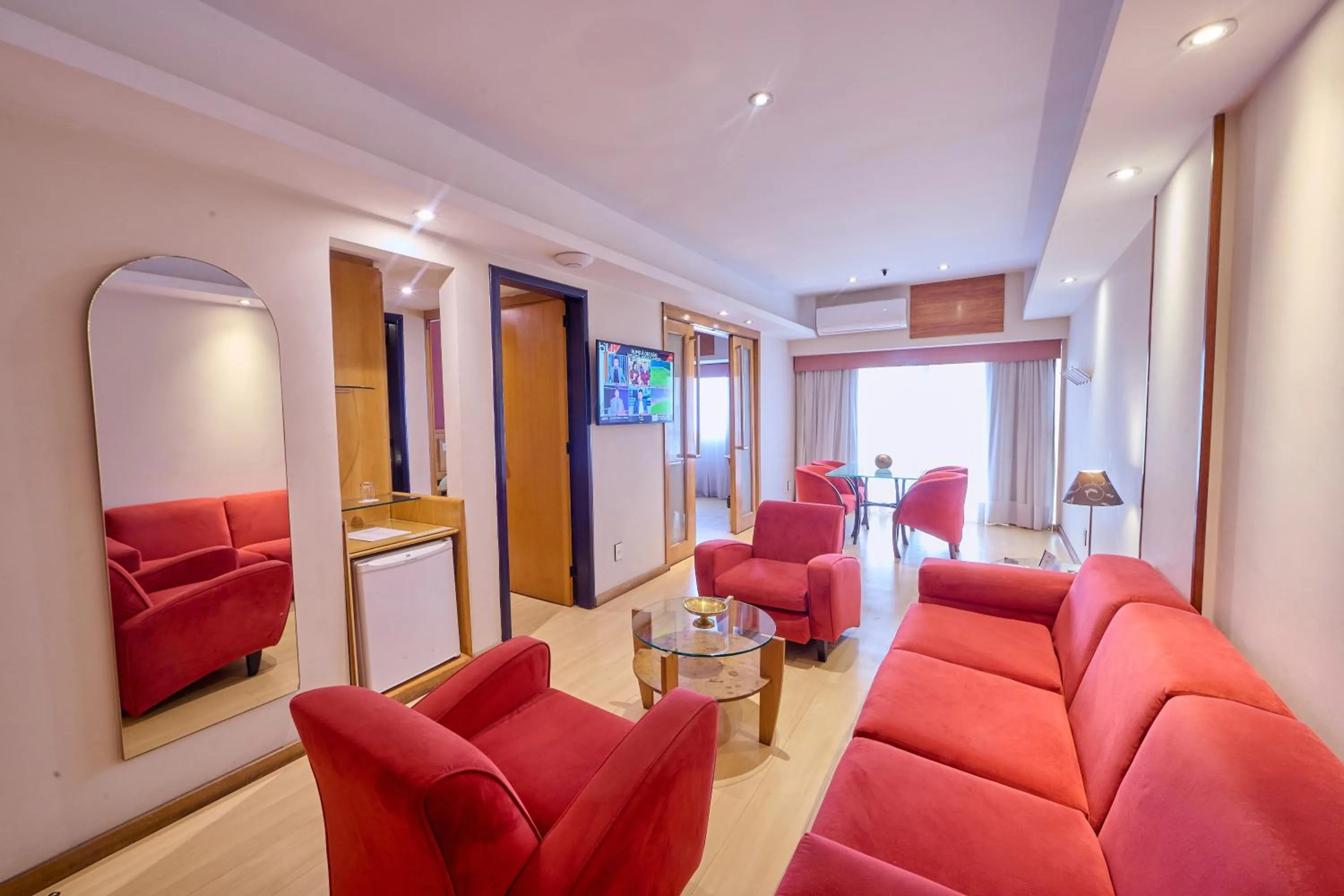 Living room in South American Copacabana Hotel