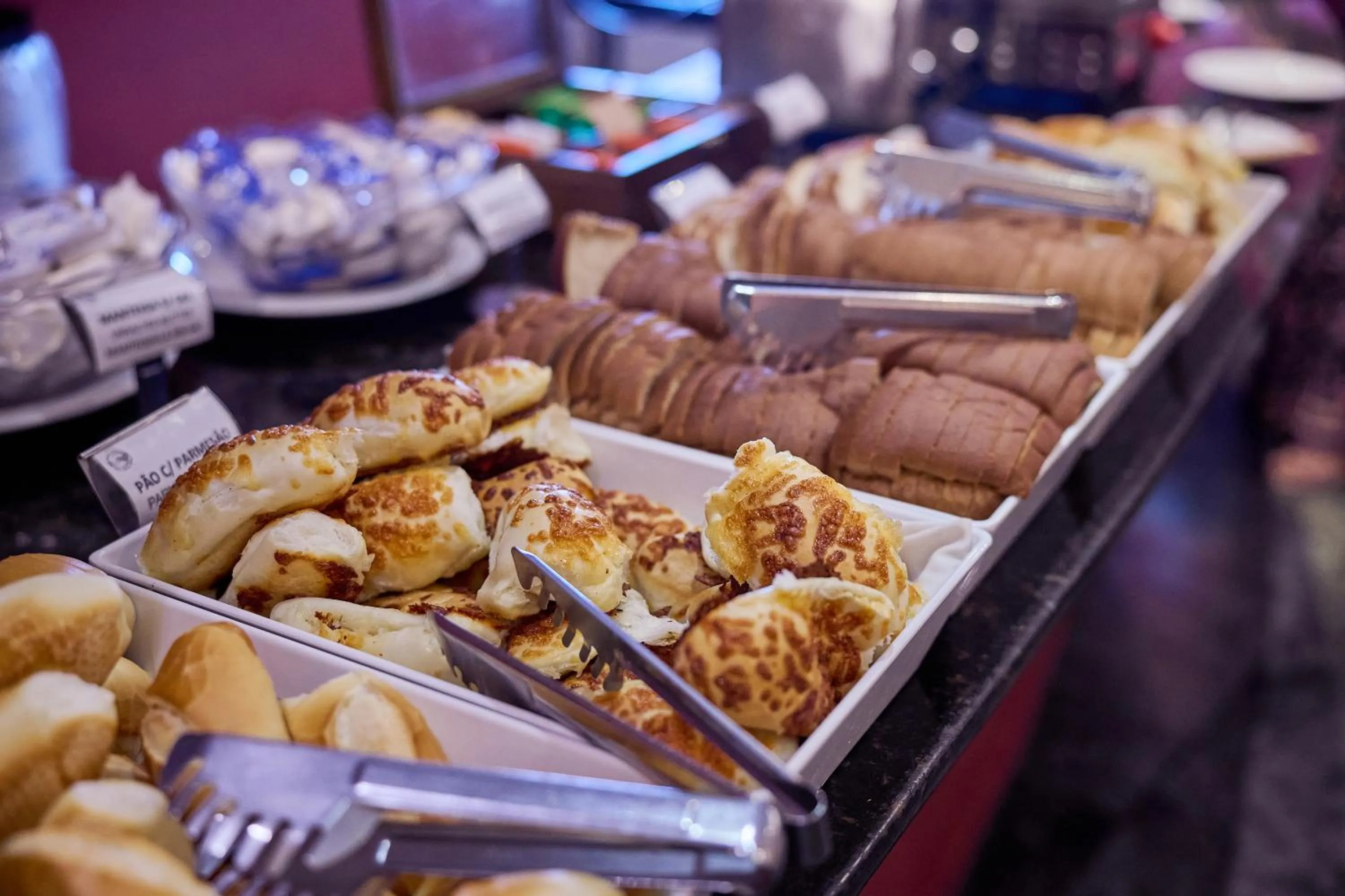 Breakfast in South American Copacabana Hotel