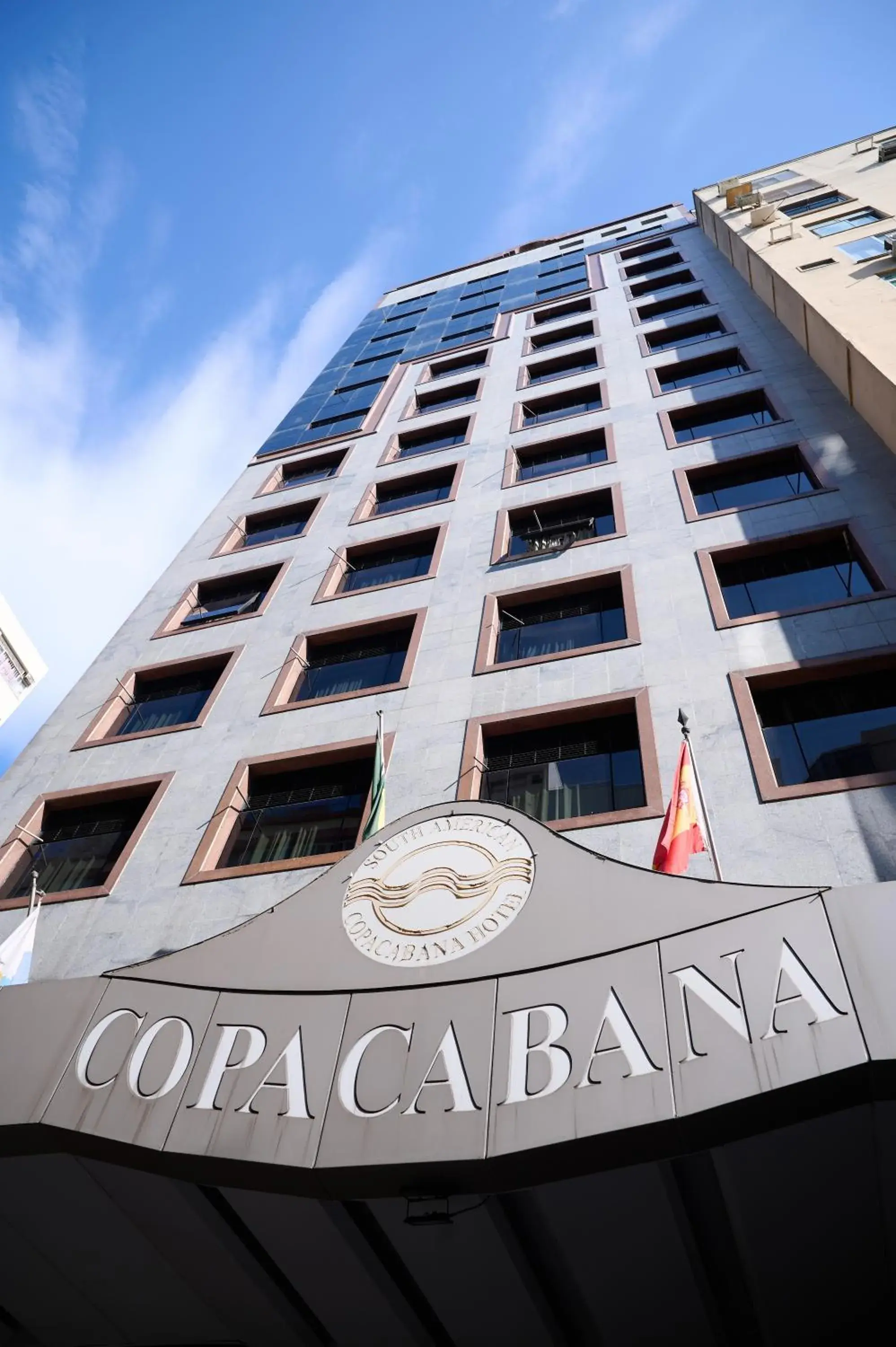 Property building in South American Copacabana Hotel Property building in South American Copacabana Hotel