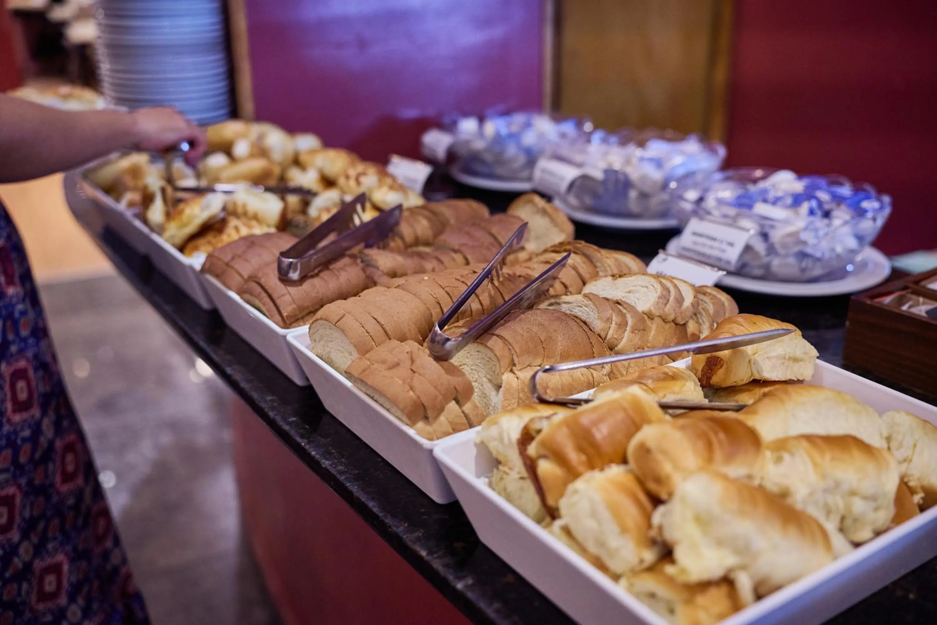 Breakfast in South American Copacabana Hotel