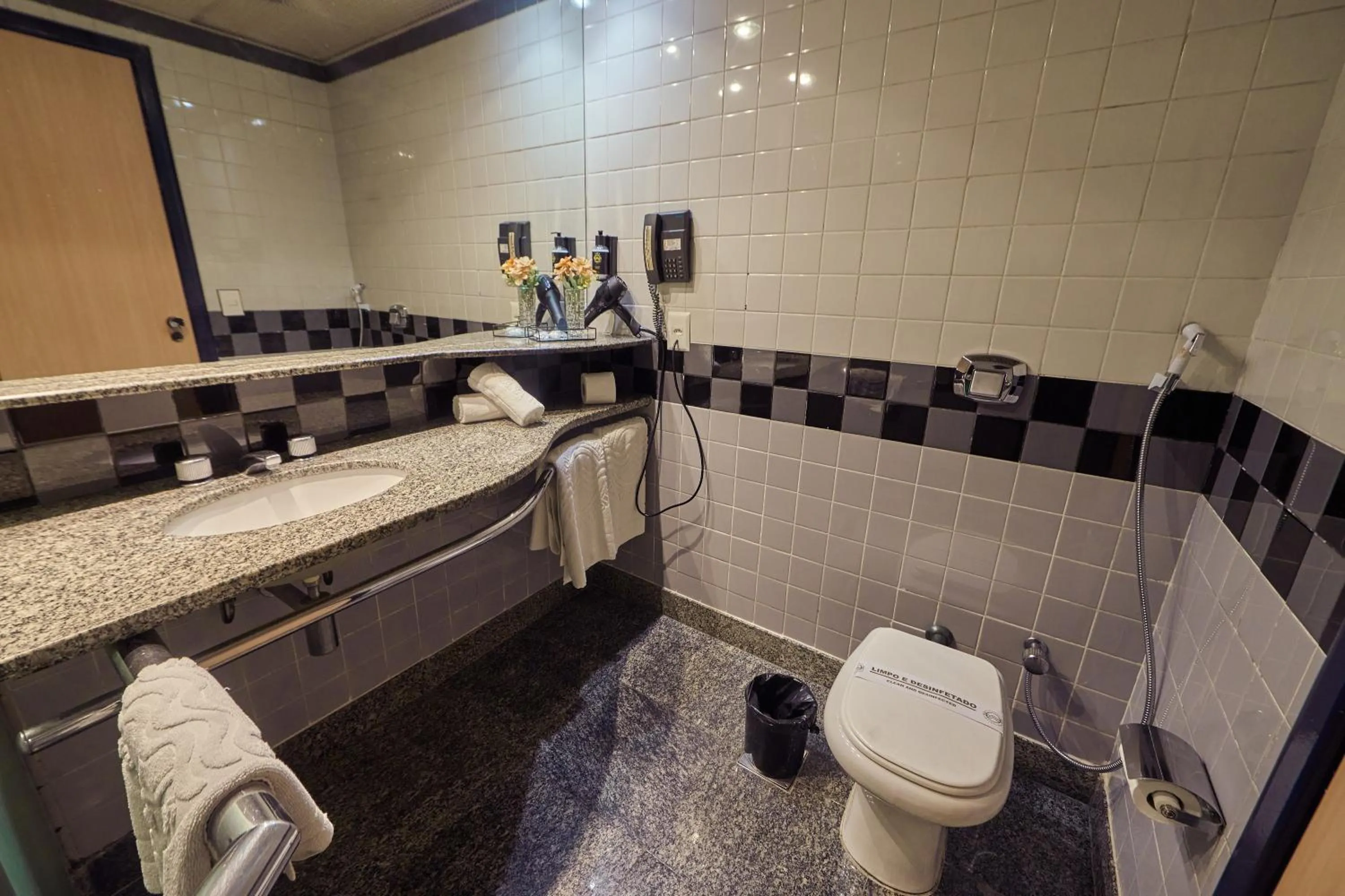 Bathroom in South American Copacabana Hotel