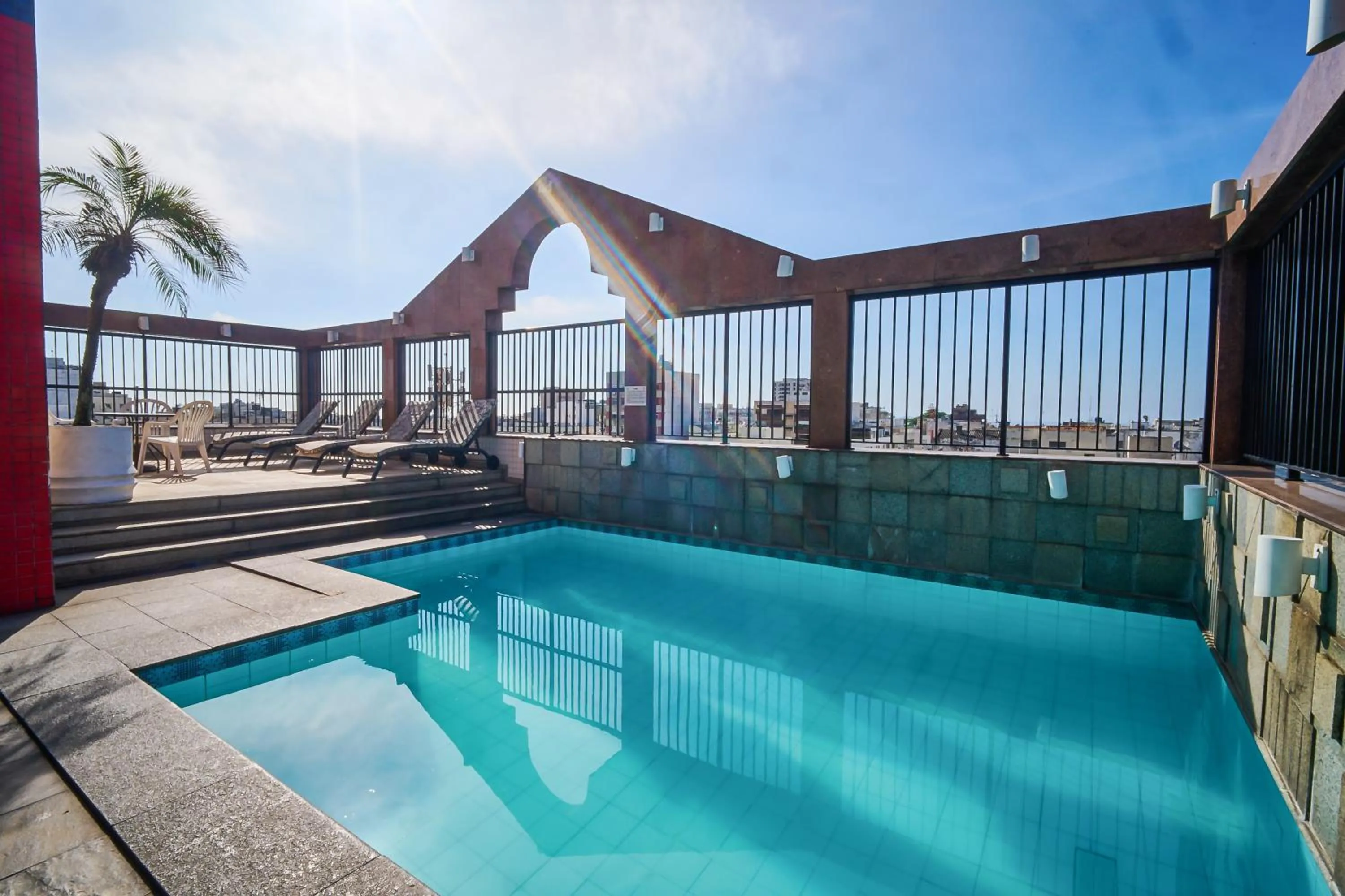 Swimming pool in South American Copacabana Hotel