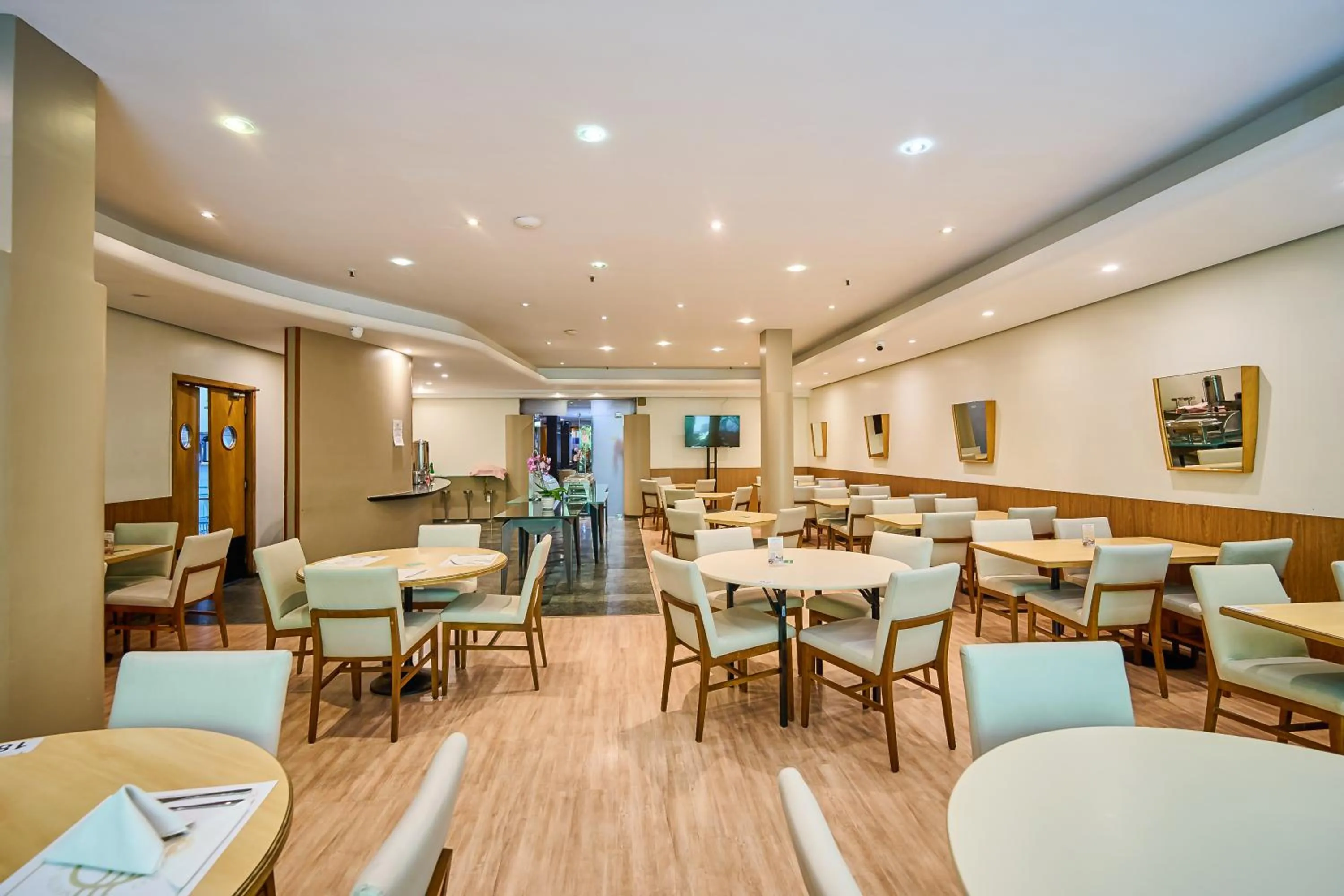 Breakfast in South American Copacabana Hotel