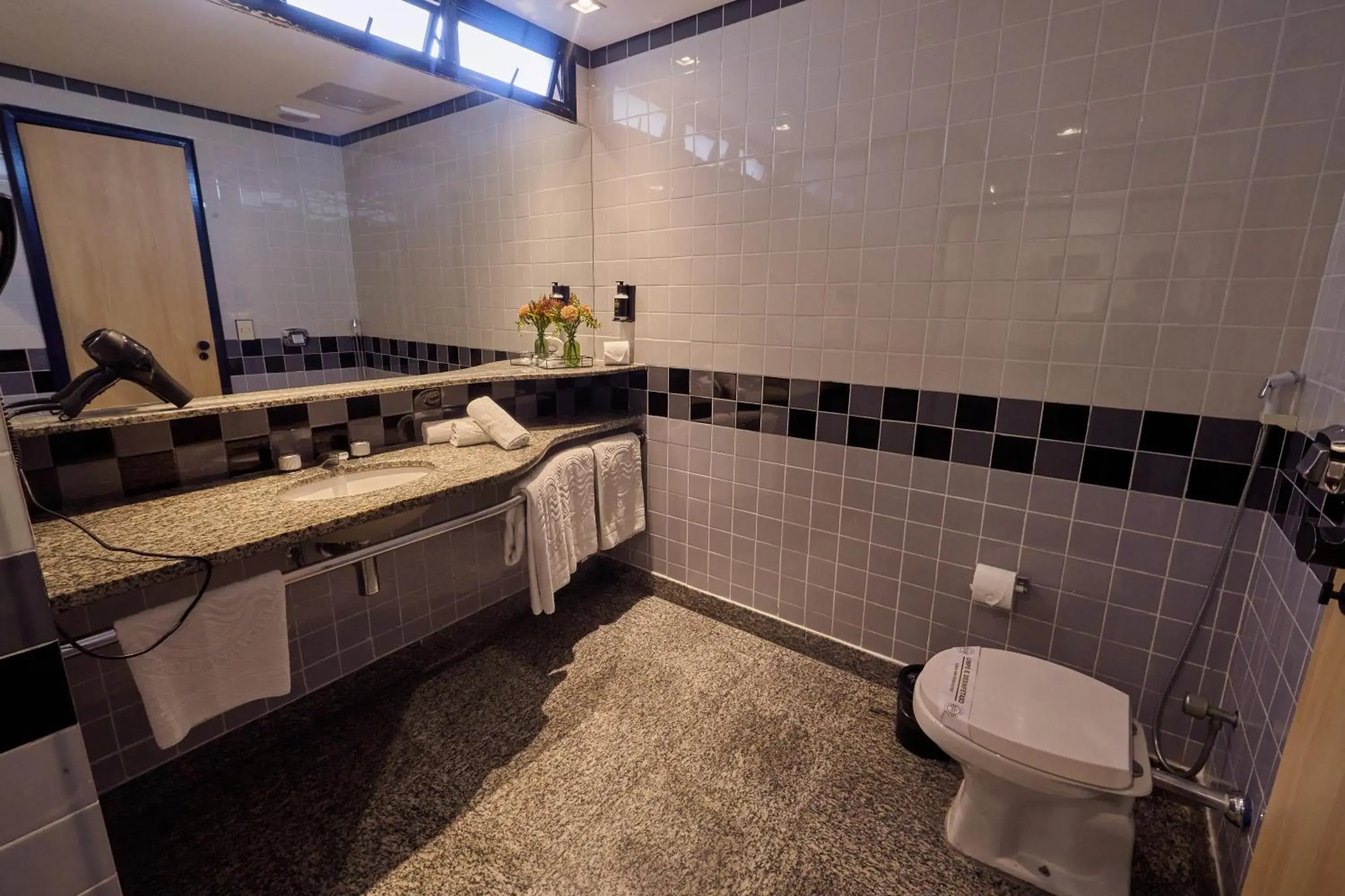 Bathroom in South American Copacabana Hotel Bathroom in South American Copacabana Hotel