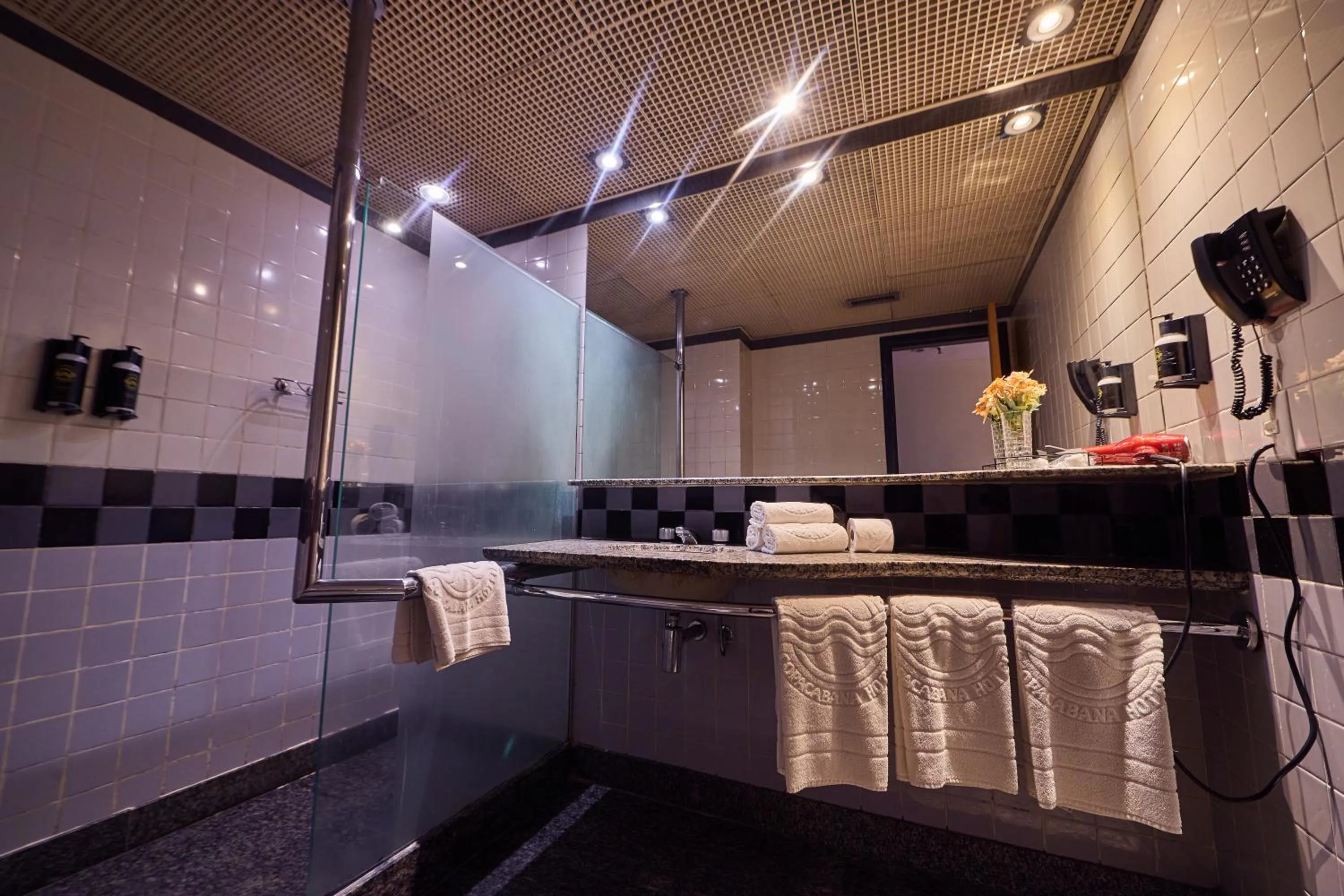 Bathroom in South American Copacabana Hotel