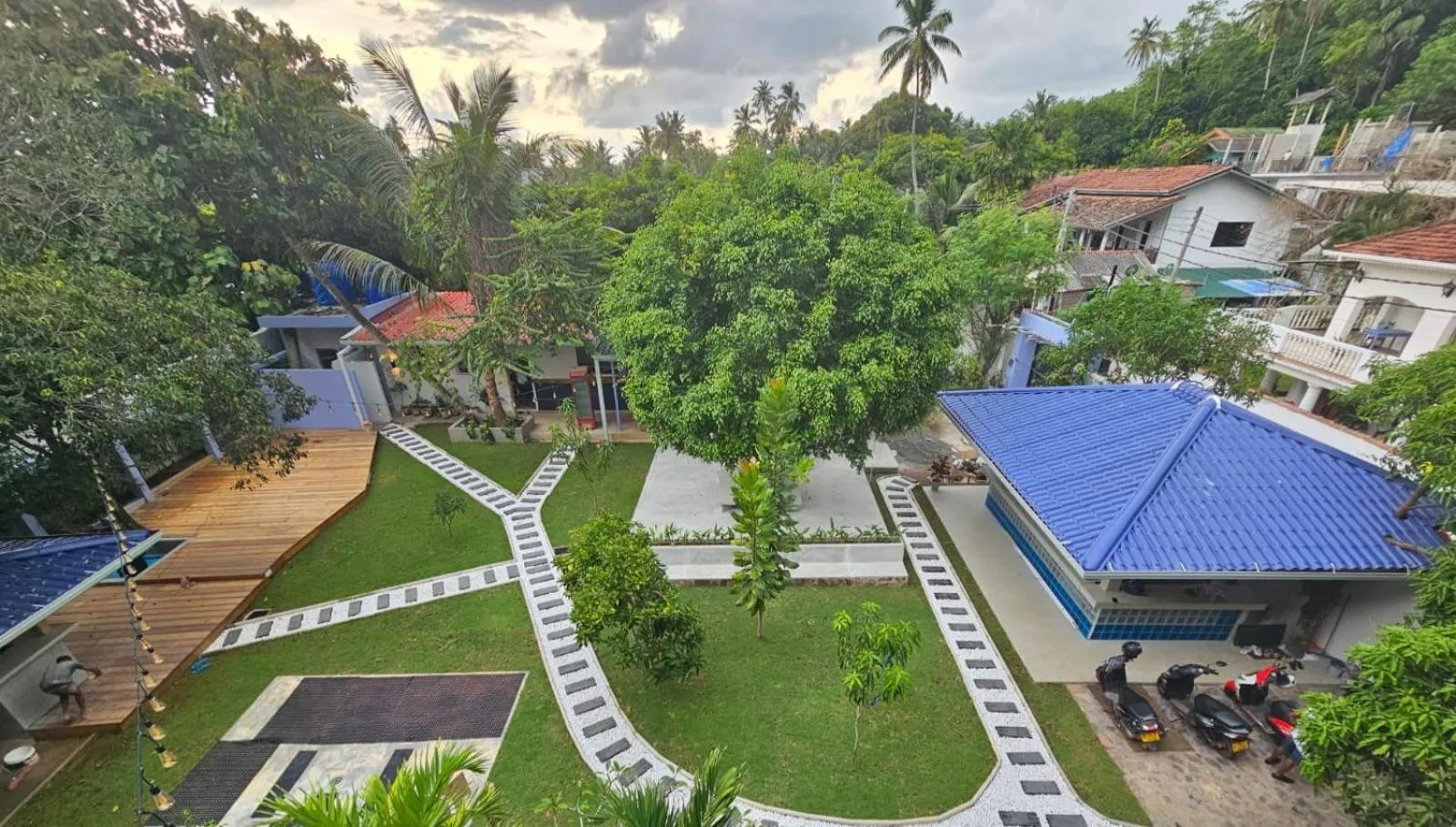 Garden view in Hotel Good Life Unawatuna