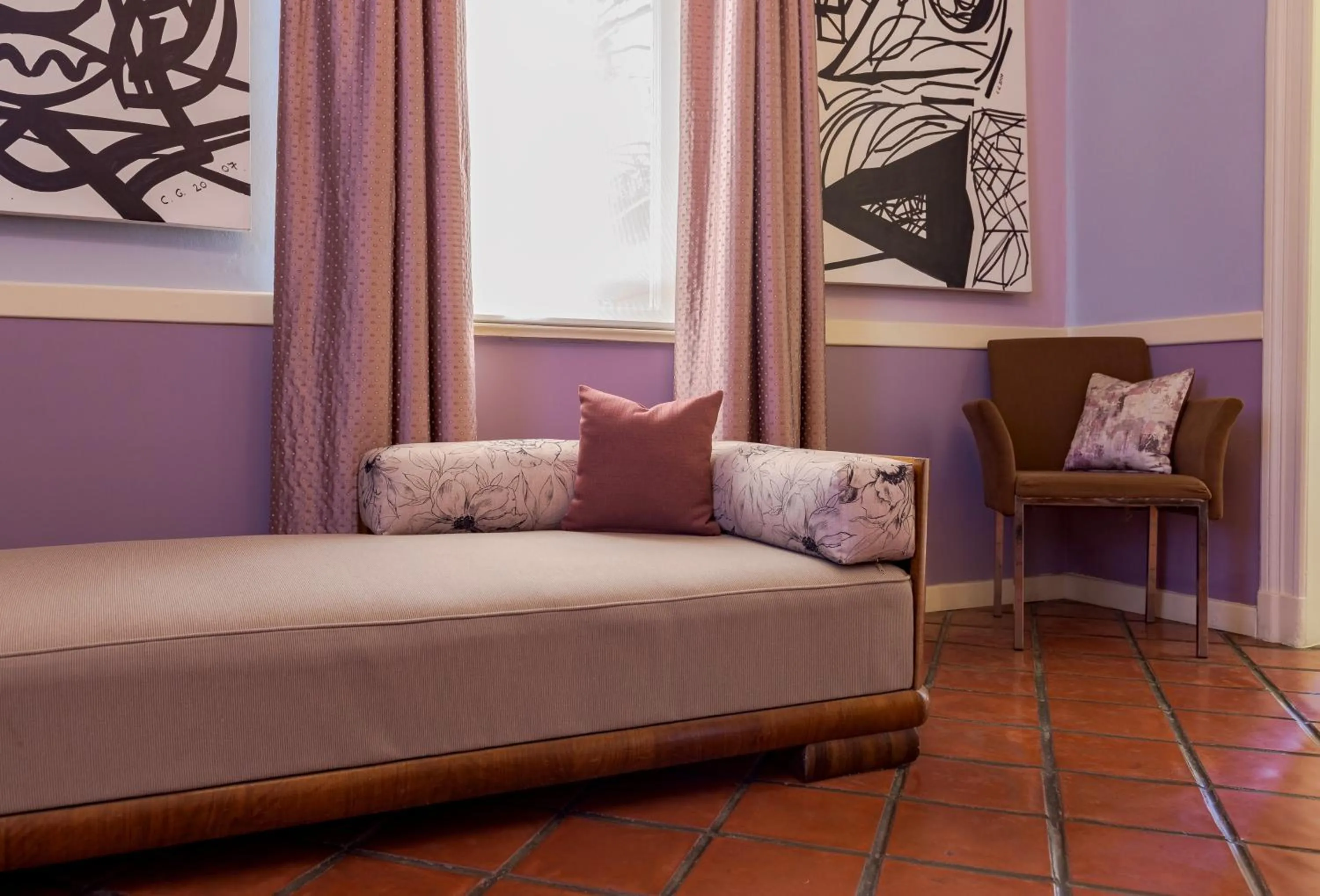 Seating area, Bed in Villa Margherita