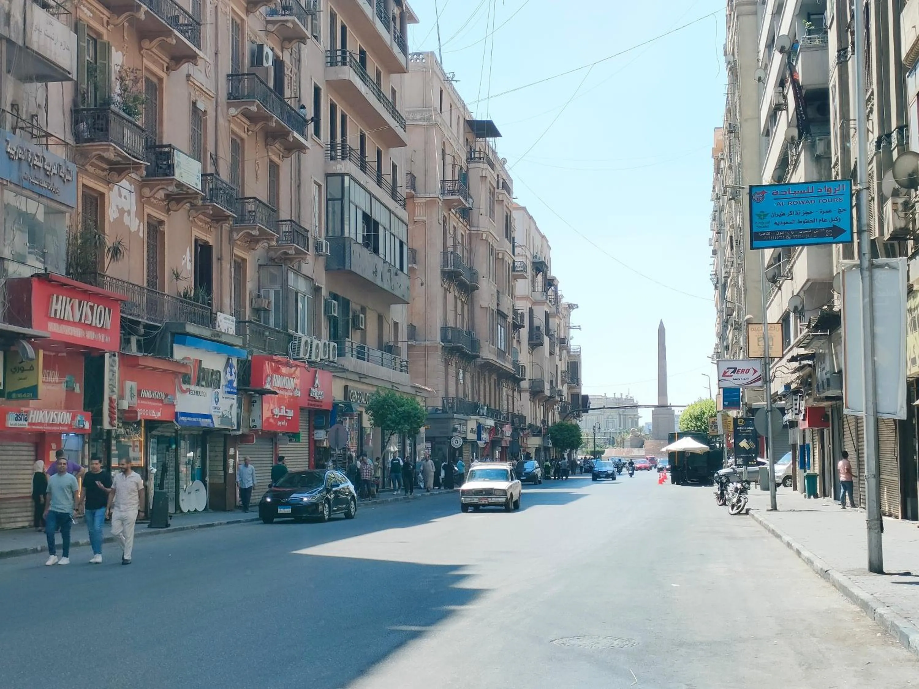 City view in Cairo Crystal Hotel