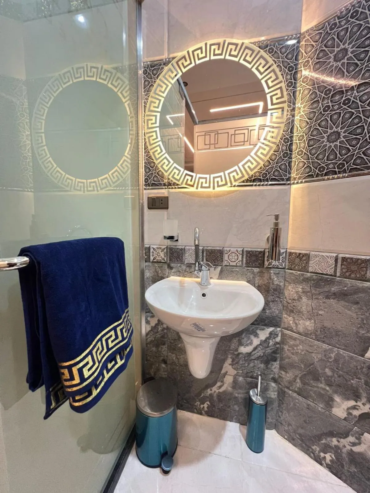 Bathroom in Cairo Crystal Hotel