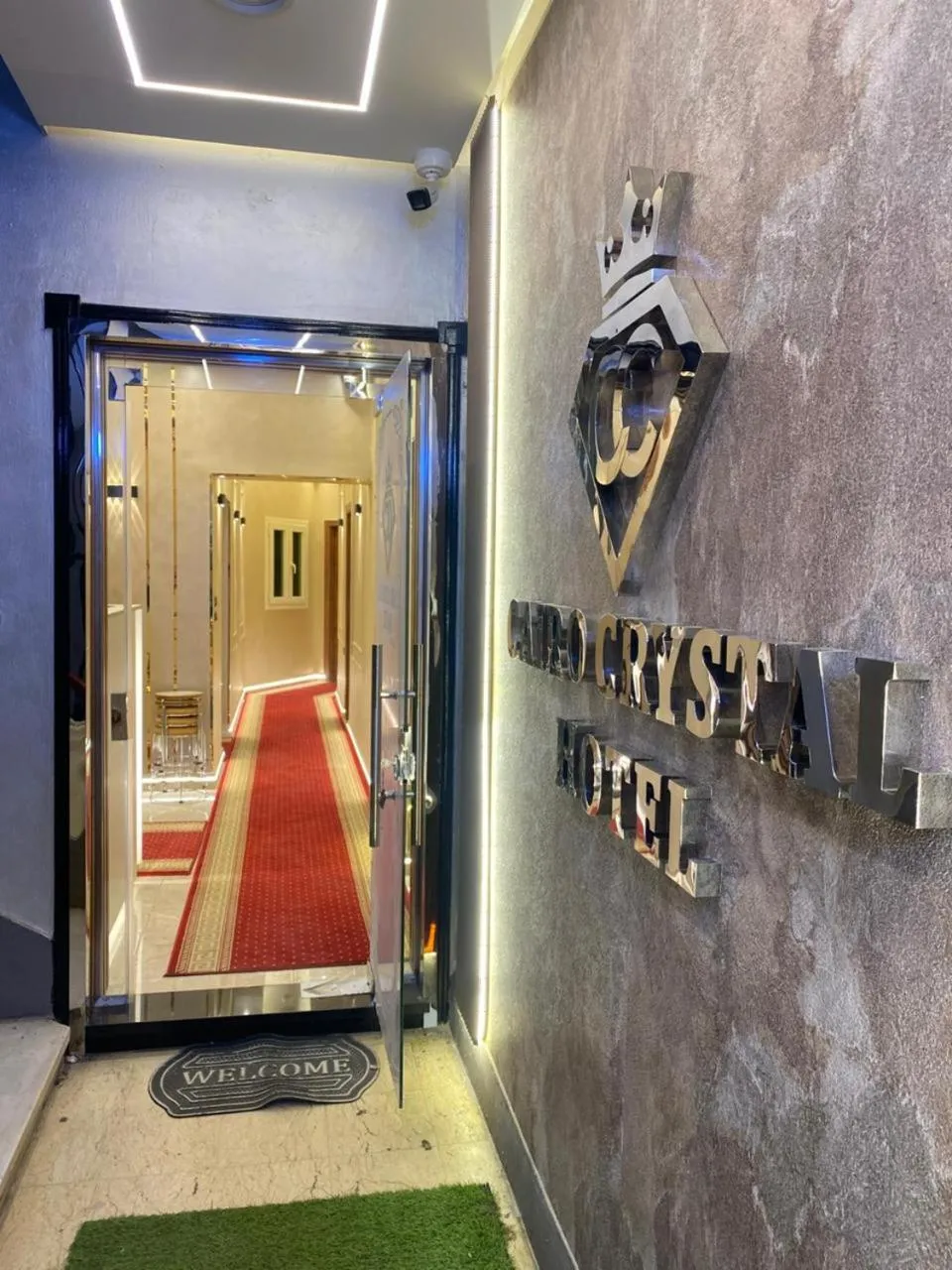 Facade/entrance in Cairo Crystal Hotel