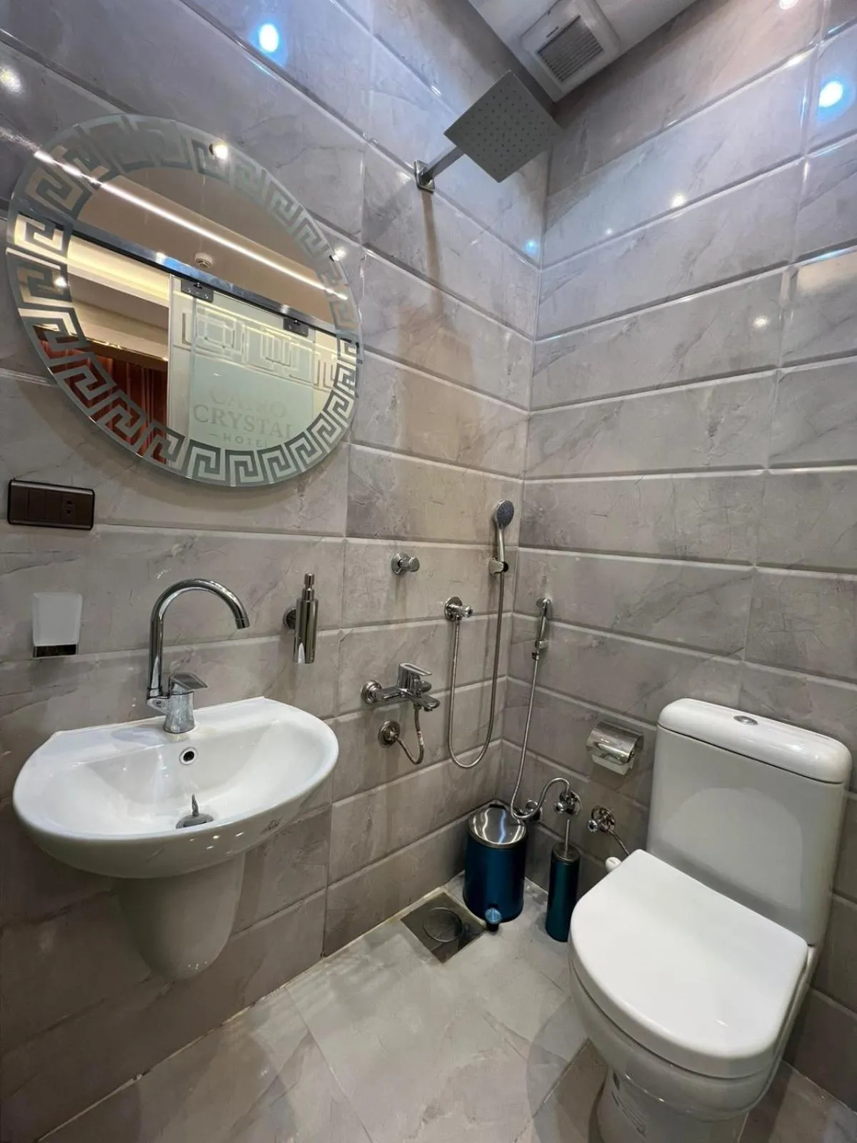 Shower in Cairo Crystal Hotel