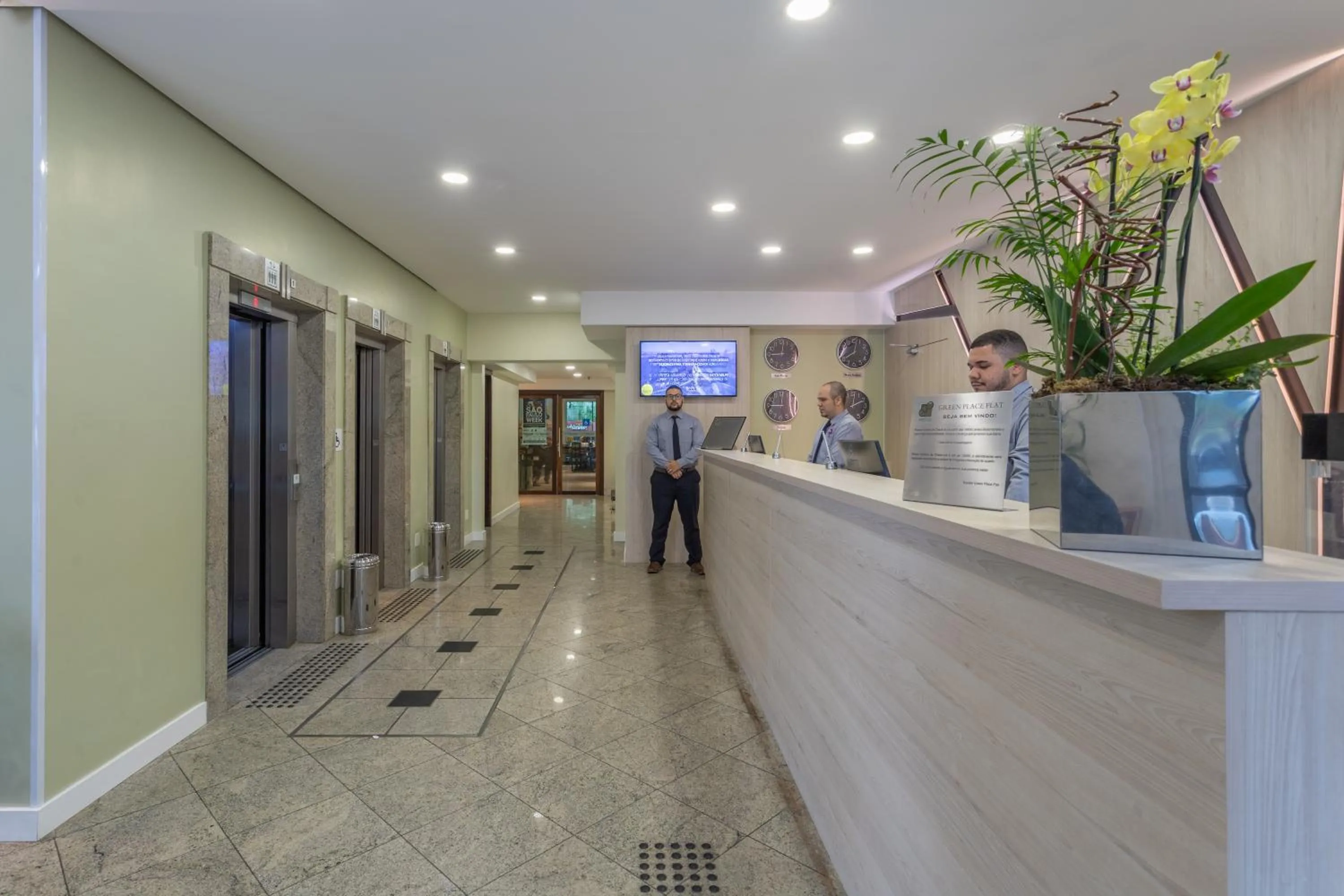 Lobby or reception in Green Place Ibirapuera