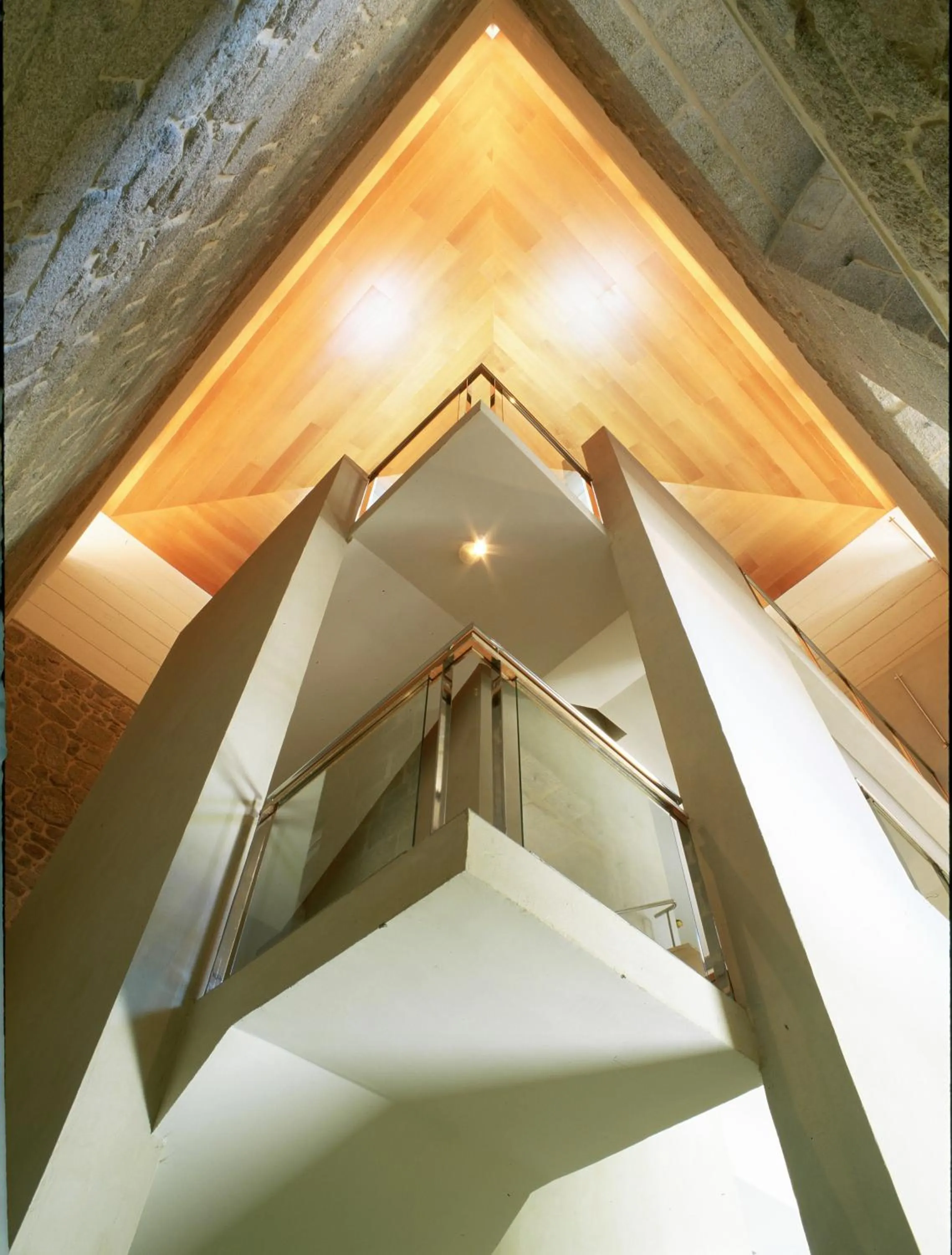 View (from property/room), Bed in Parador de Santo Estevo