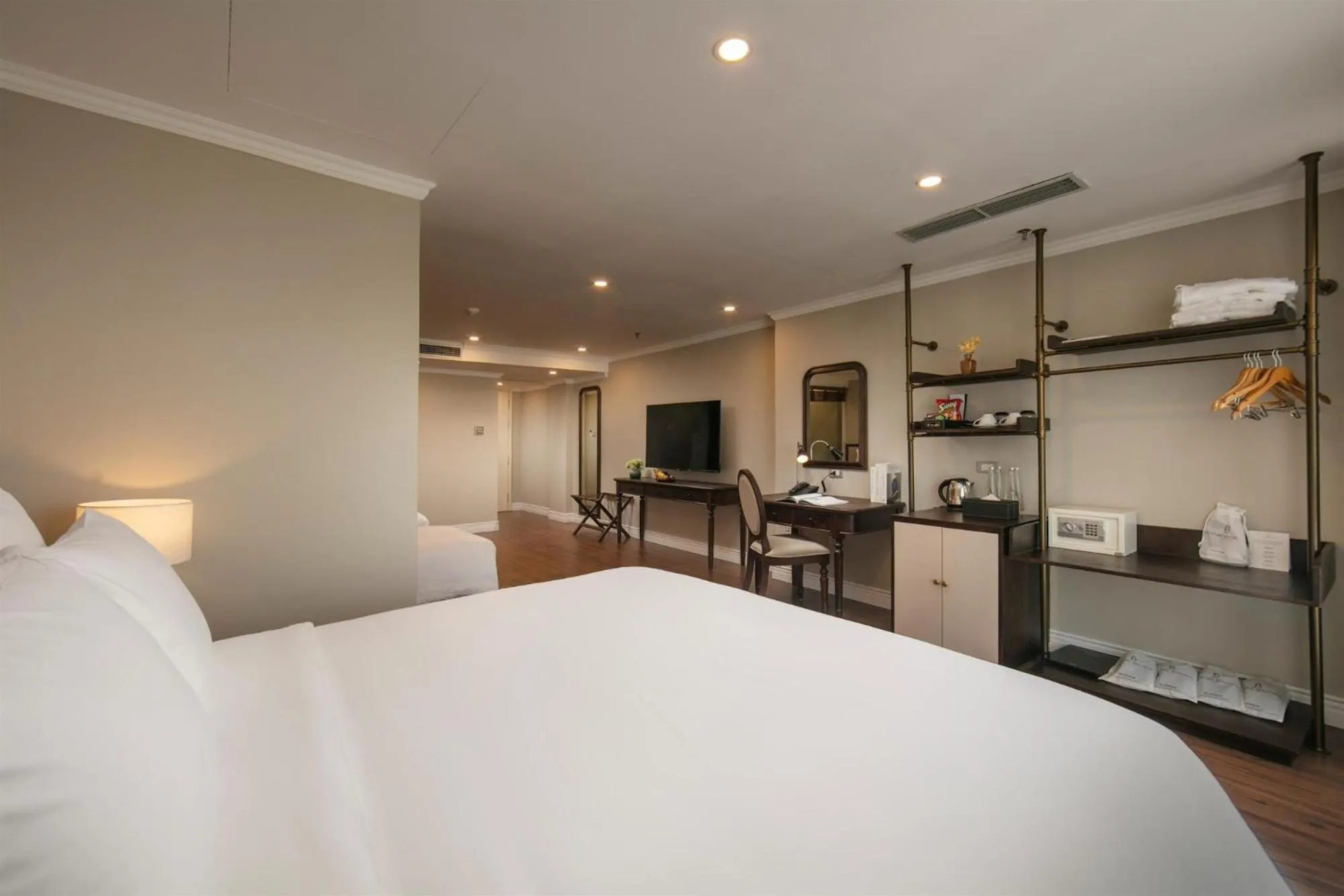 Bed in Bespoke Boutique Hotel Hanoi