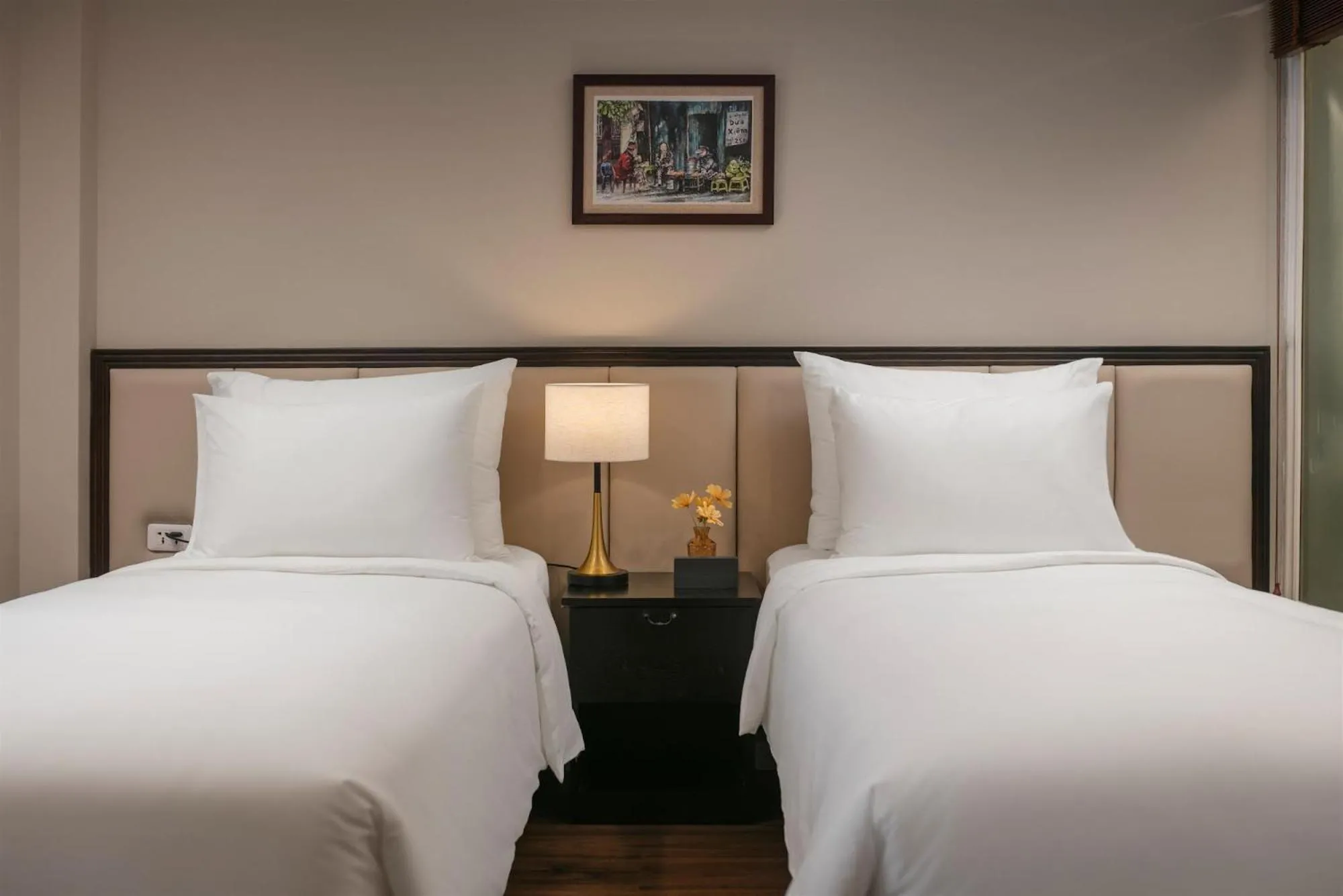Bed in Bespoke Boutique Hotel Hanoi