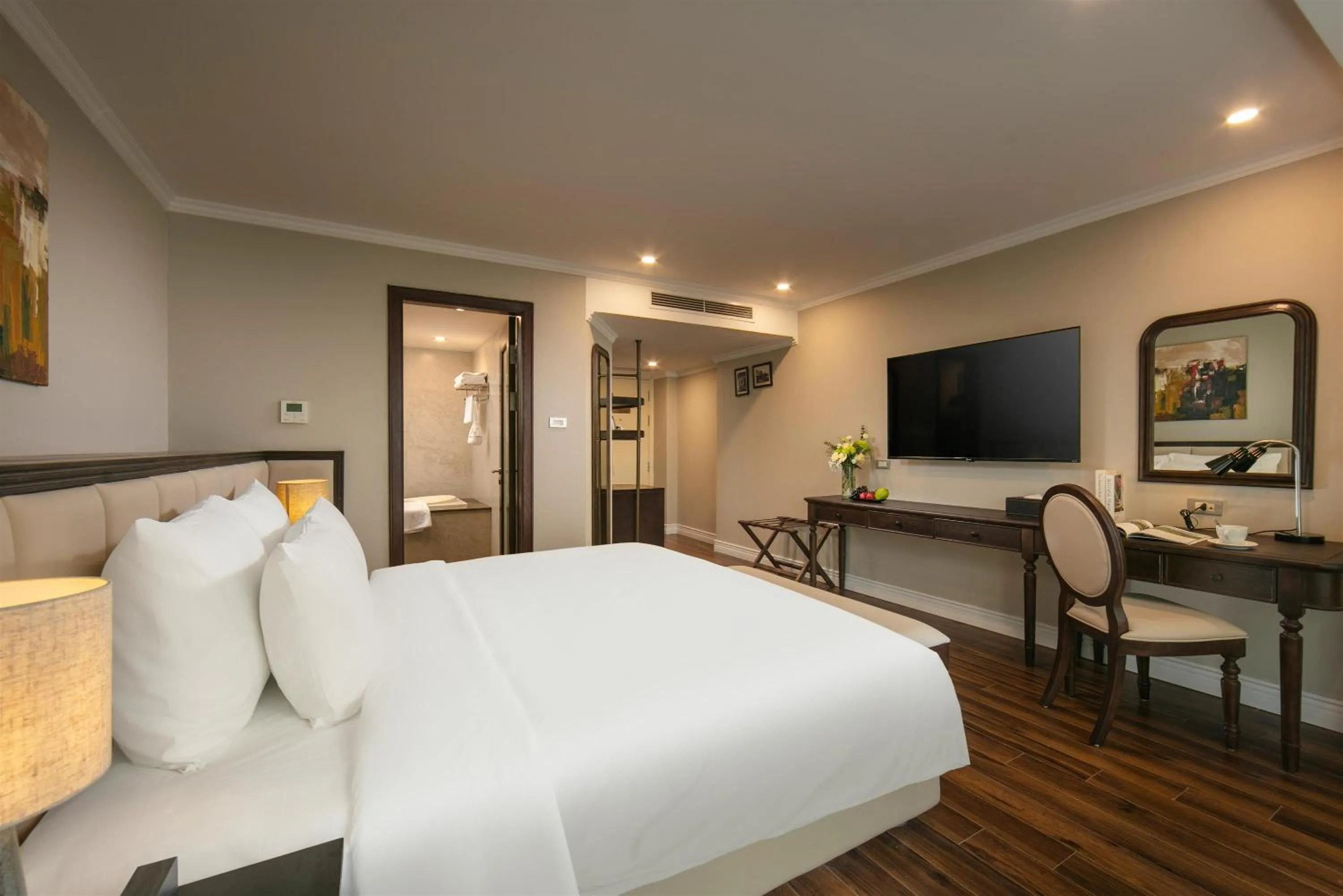 Bed in Bespoke Boutique Hotel Hanoi