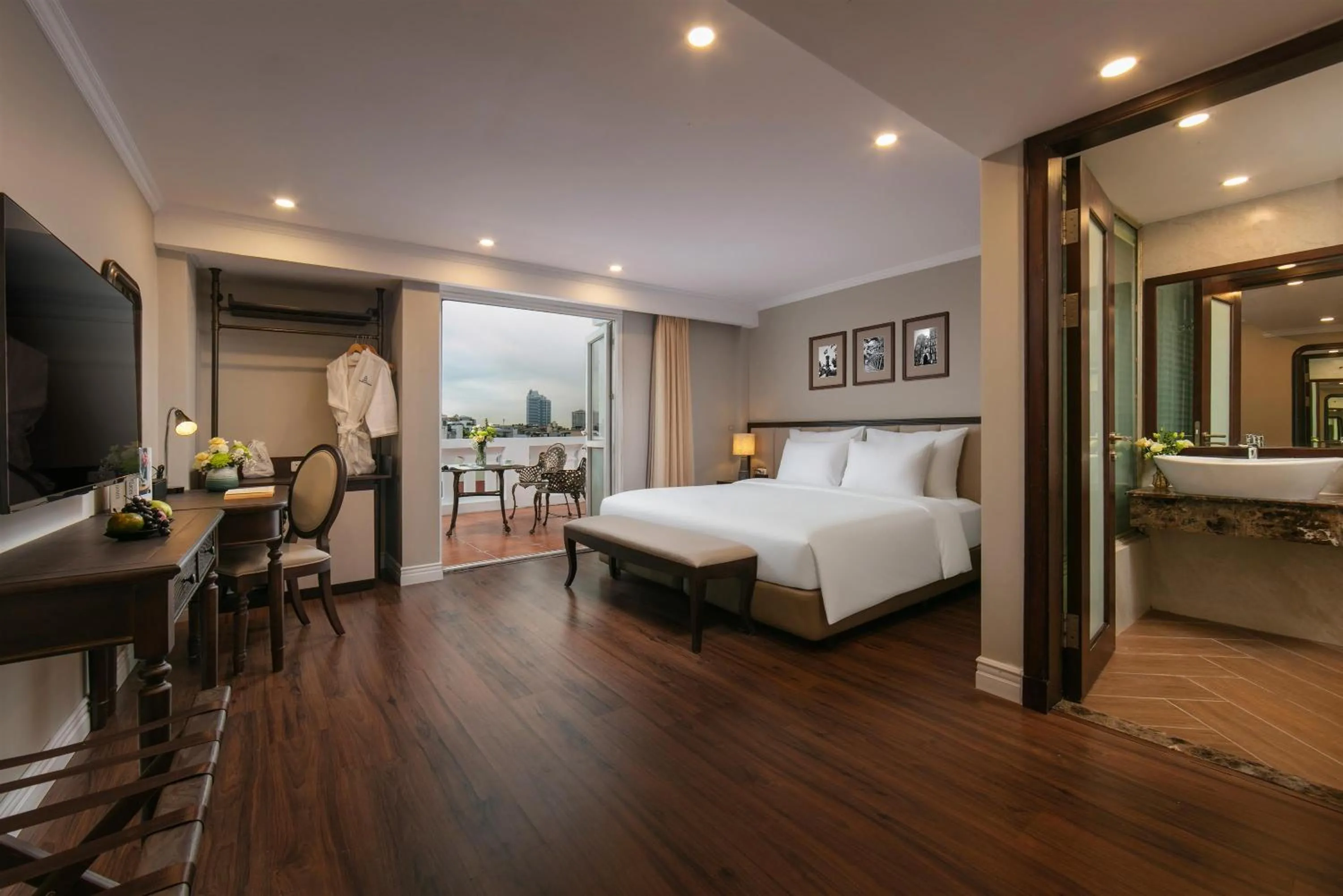 Bed in Bespoke Boutique Hotel Hanoi