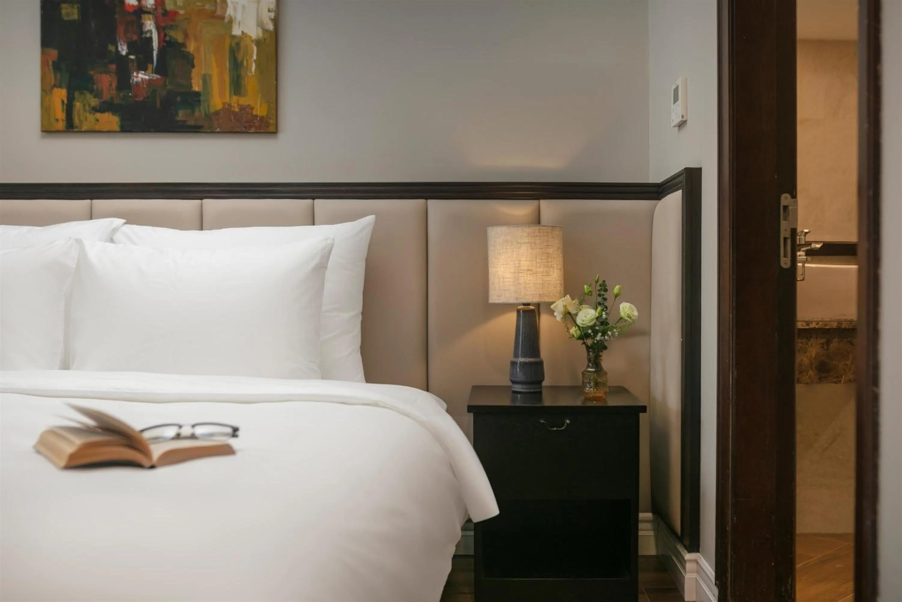Bed in Bespoke Boutique Hotel Hanoi