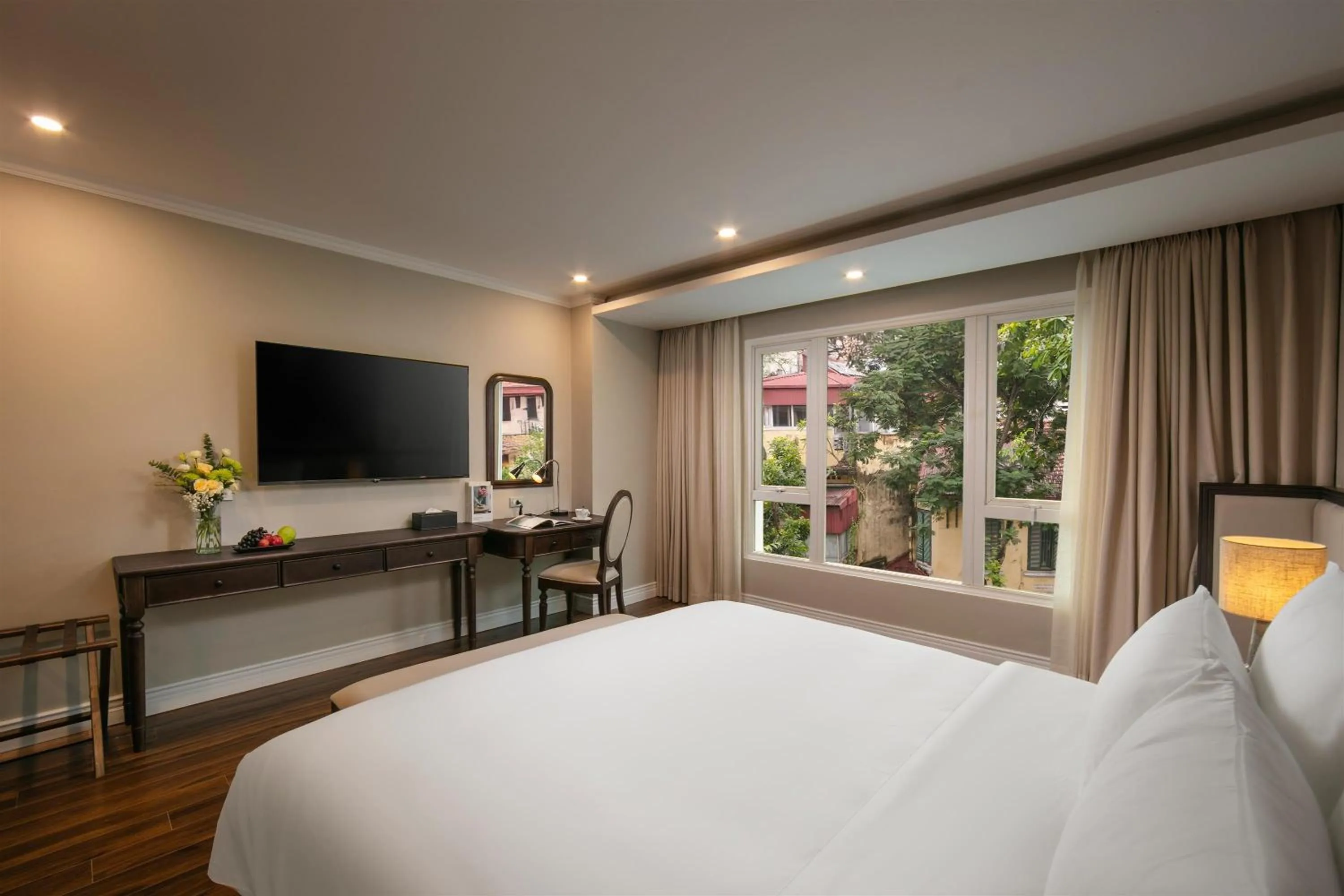 Bed in Bespoke Boutique Hotel Hanoi
