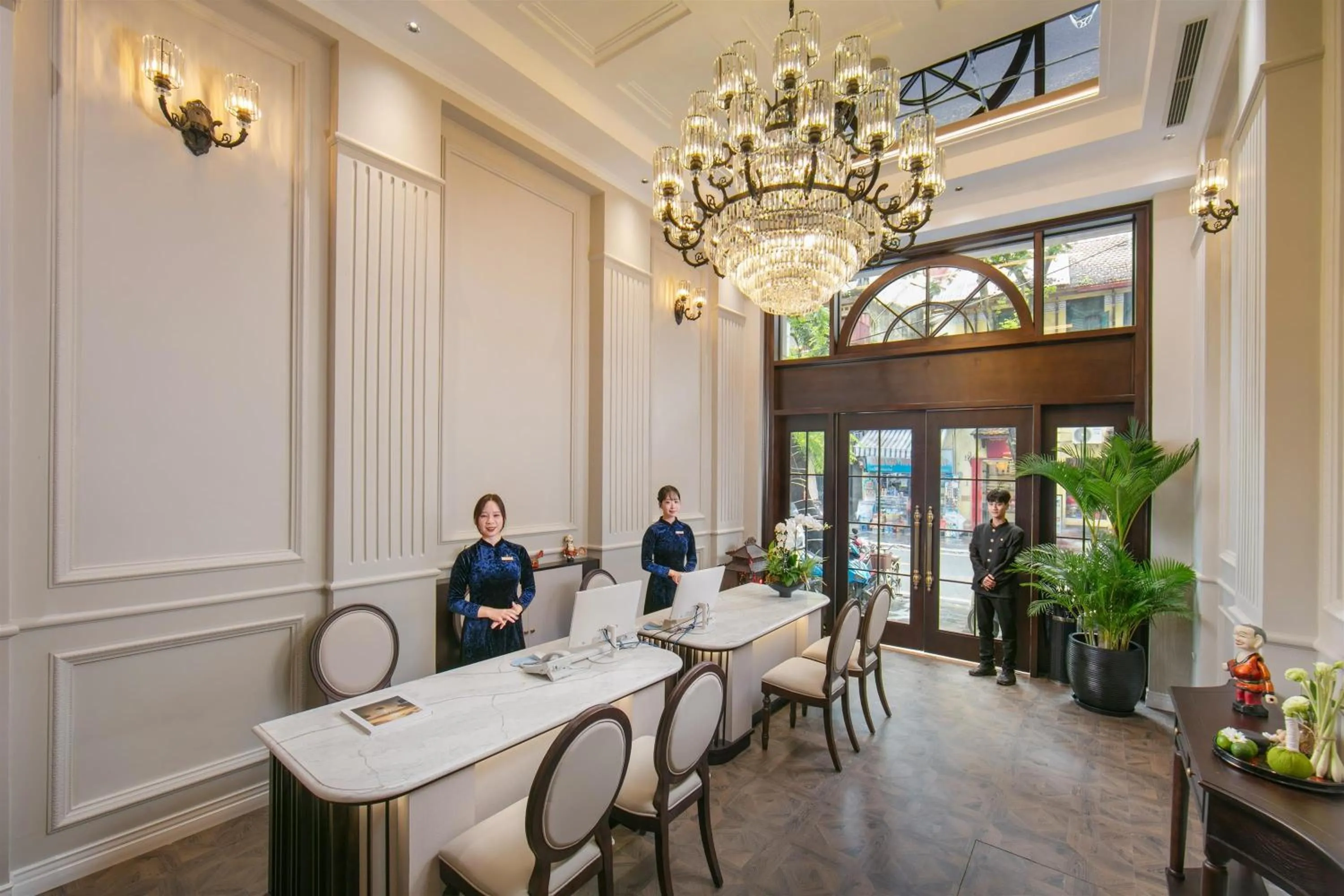 Lobby or reception in Bespoke Boutique Hotel Hanoi