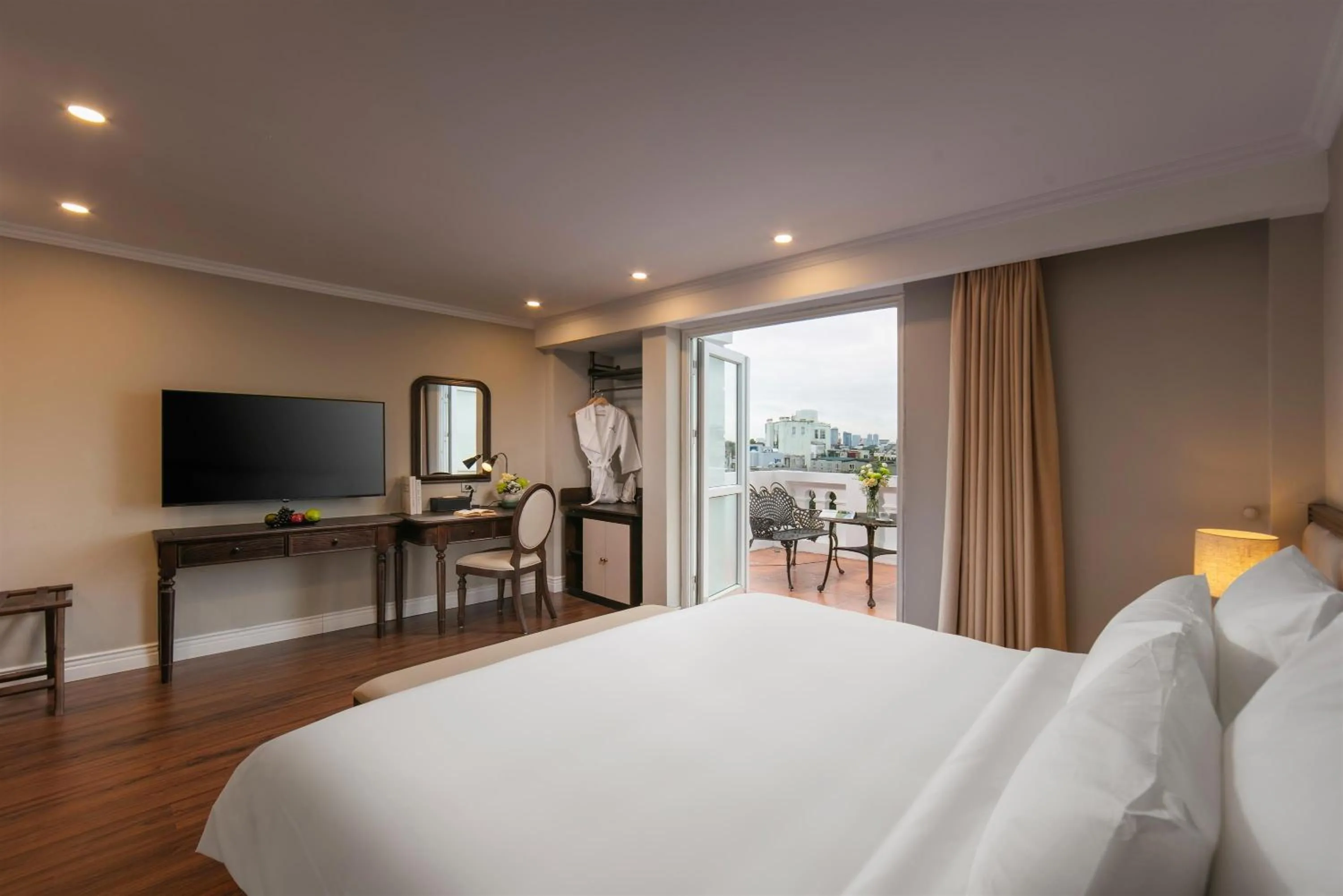 Bed in Bespoke Boutique Hotel Hanoi