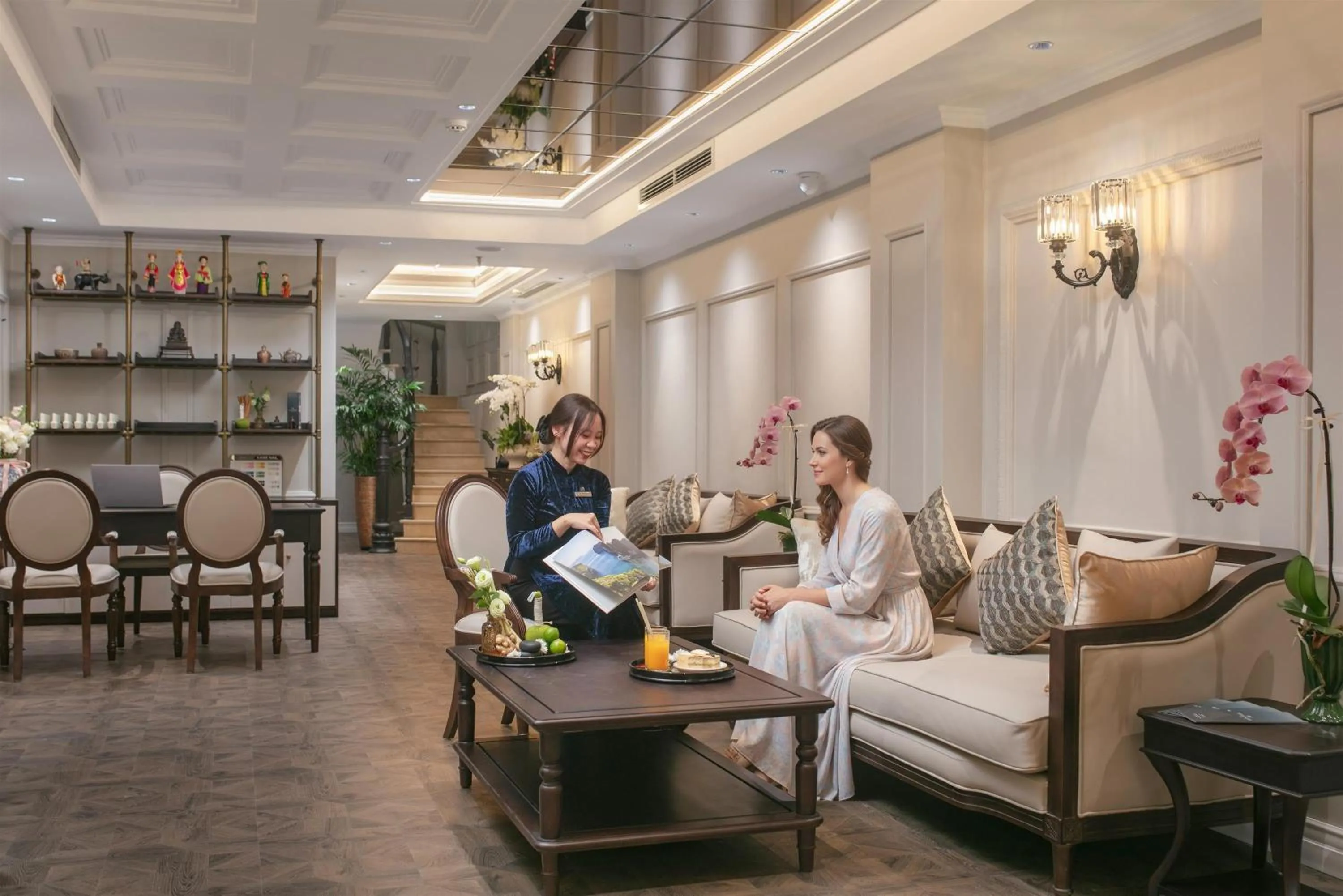 Lobby or reception in Bespoke Boutique Hotel Hanoi