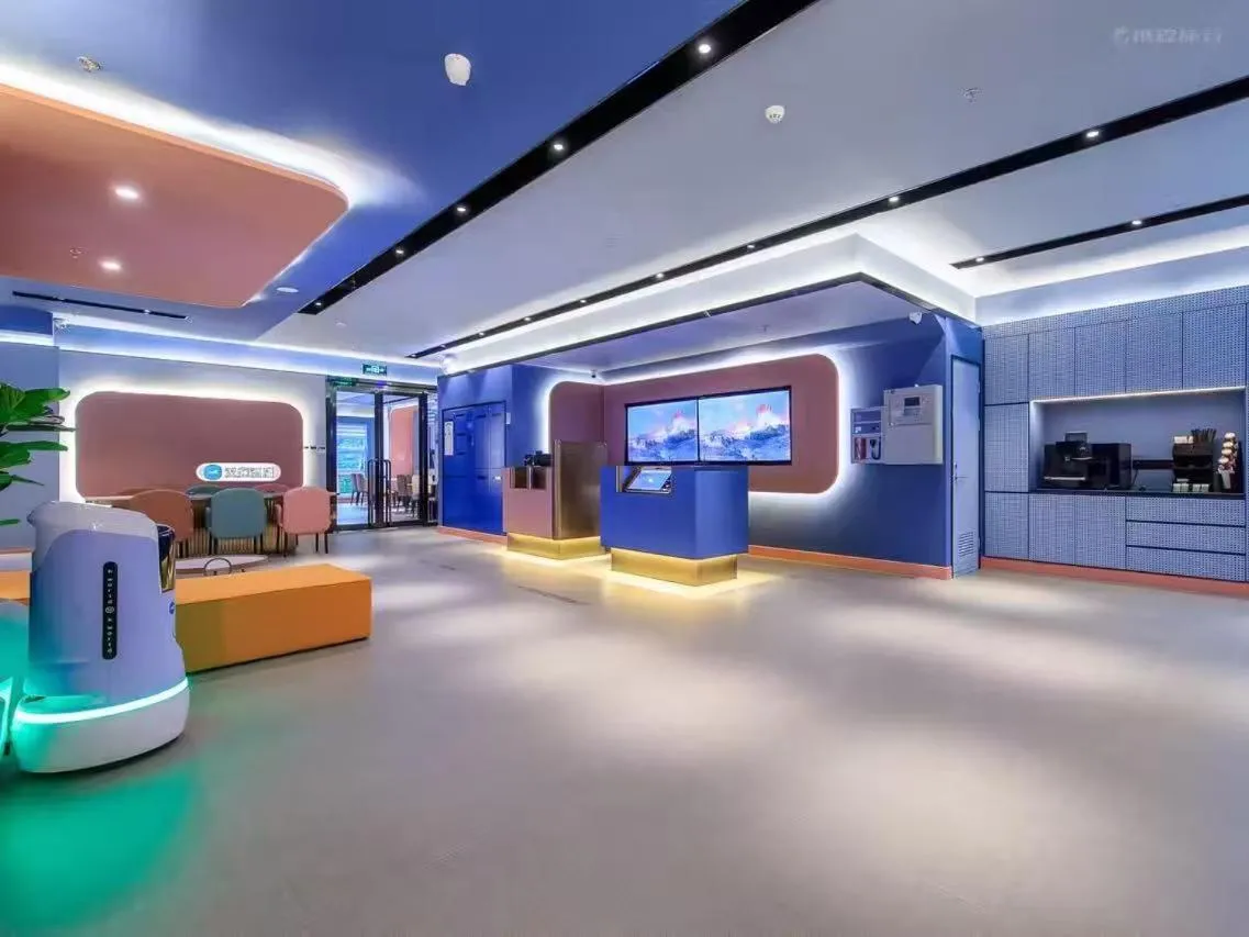 Lobby or reception in Hanting Hotel Beijing Fangshan Changyang Subway Station