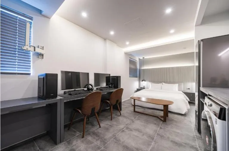 Bed in Pohang Hotel La Terrace