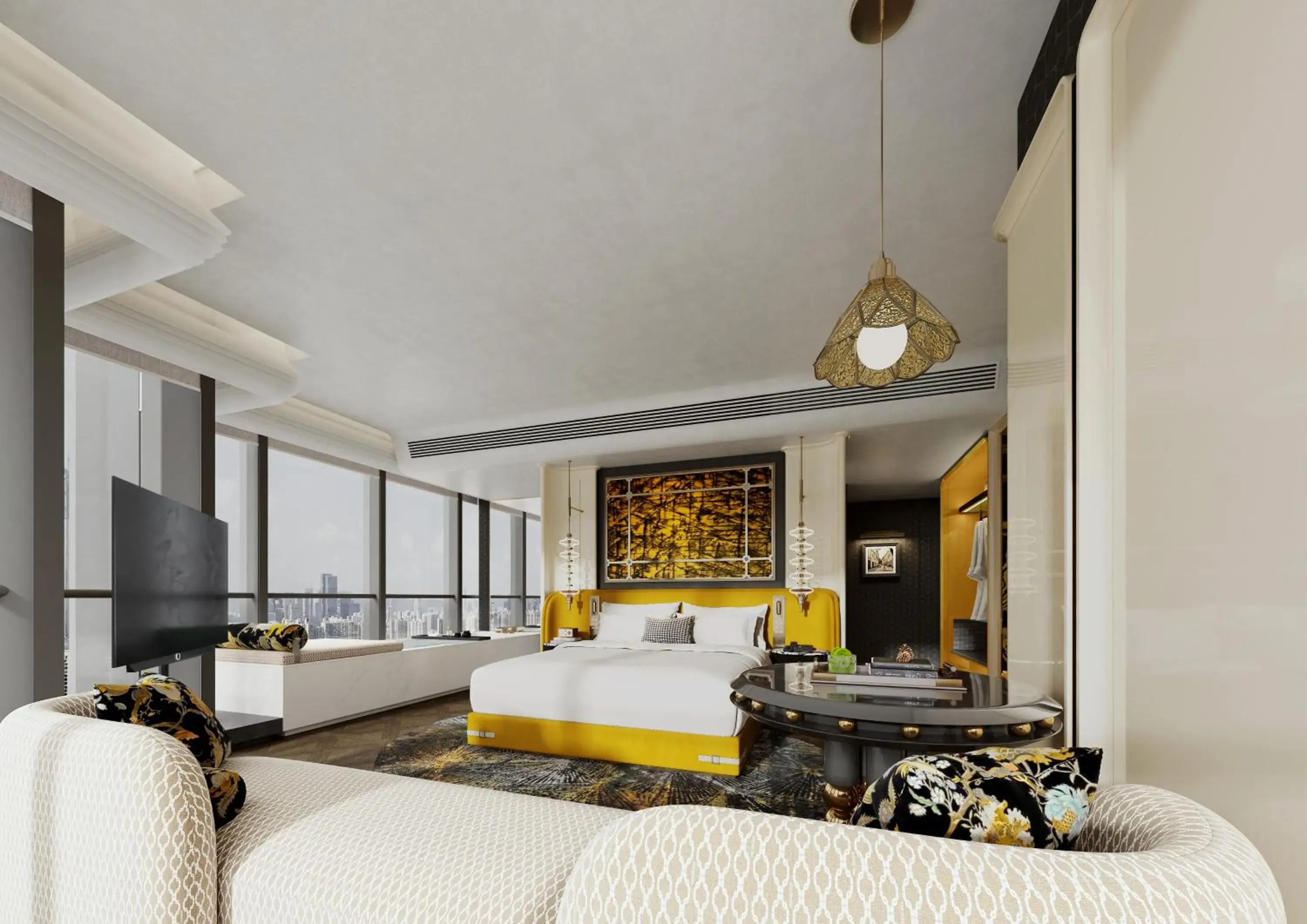 270° Panoramic King Room in Mehood Elegant Hotel Panyu Chimelong Wanbo Business District 270° Panoramic King Room in Mehood Elegant Hotel Panyu Chimelong Wanbo Business District