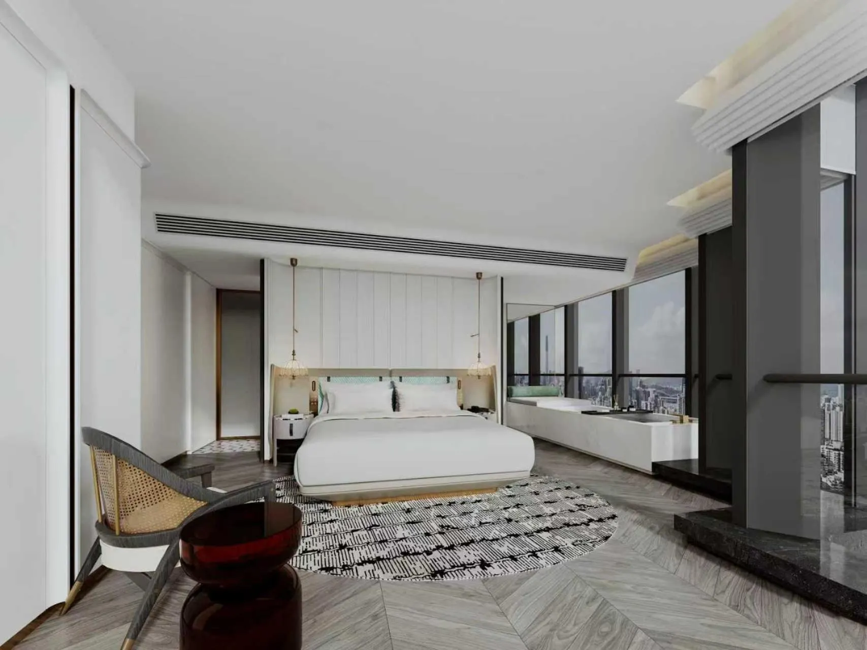 270° Cloud Serenity Suite in Mehood Elegant Hotel Panyu Chimelong Wanbo Business District