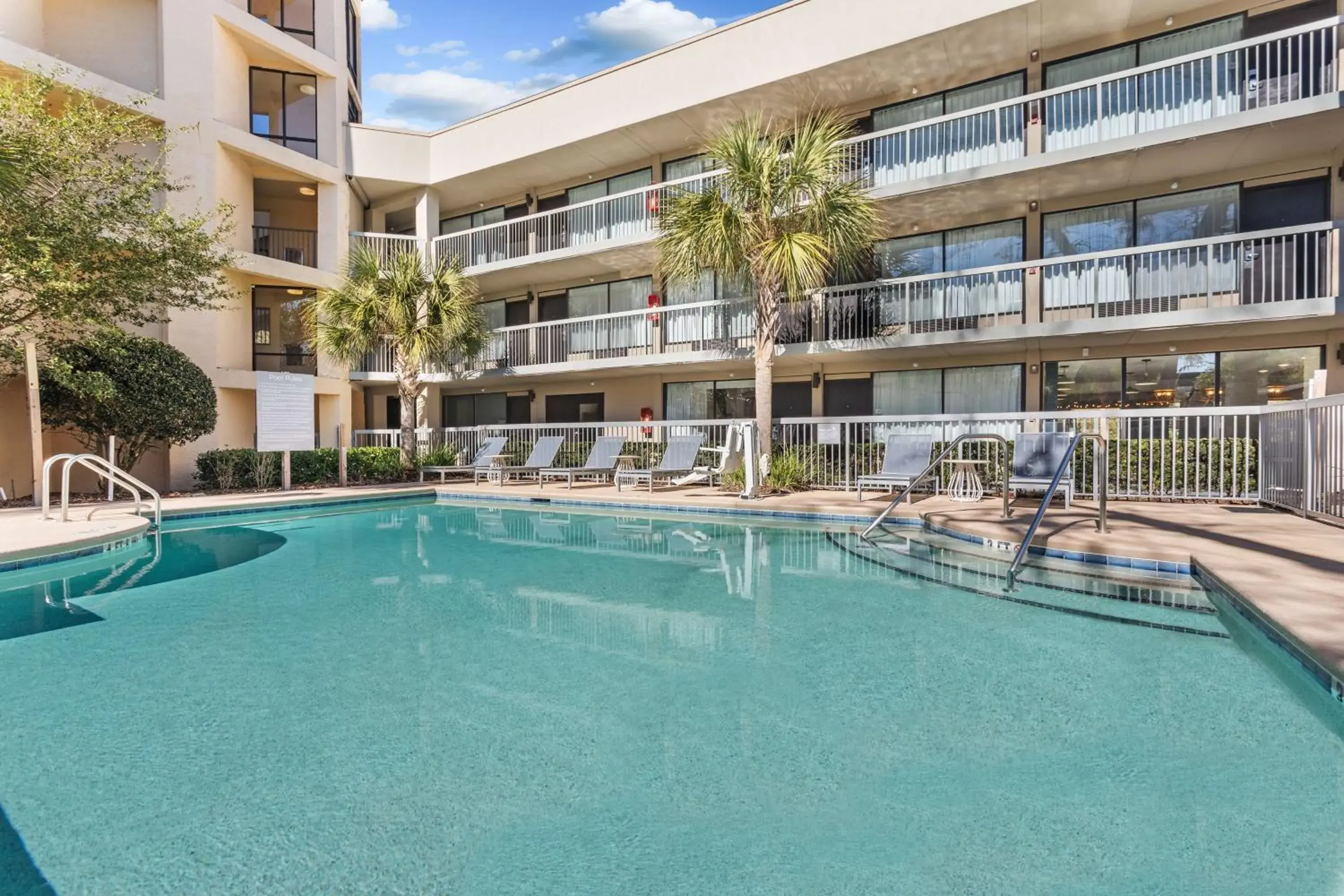 Pool view in Spark by Hilton Hilton Head Island Pool view in Spark by Hilton Hilton Head Island