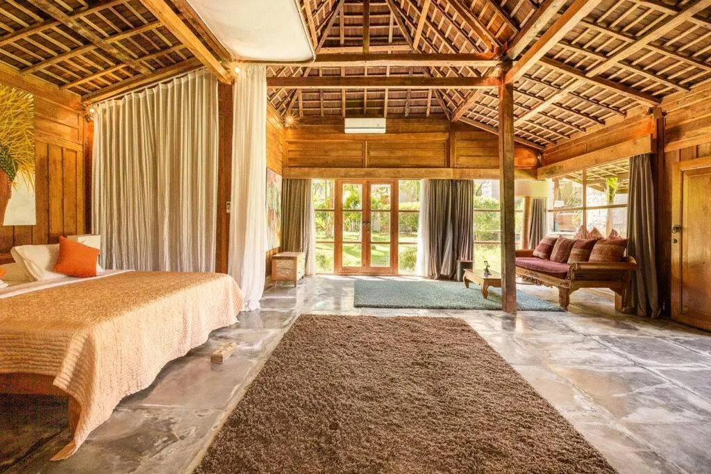 Bed in Alami Boutique Villas & Resort