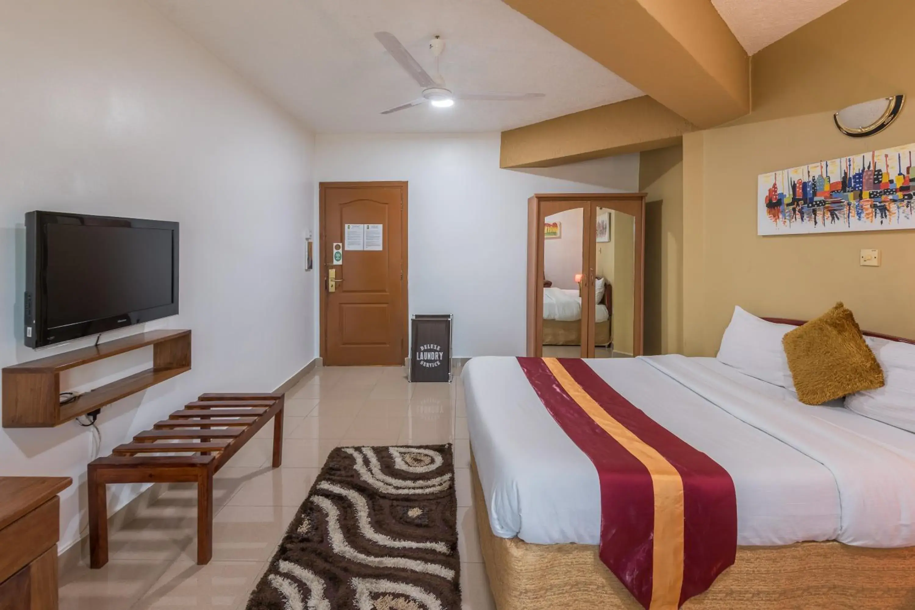 Bed in Hotel Raha Tower Bed in Hotel Raha Tower