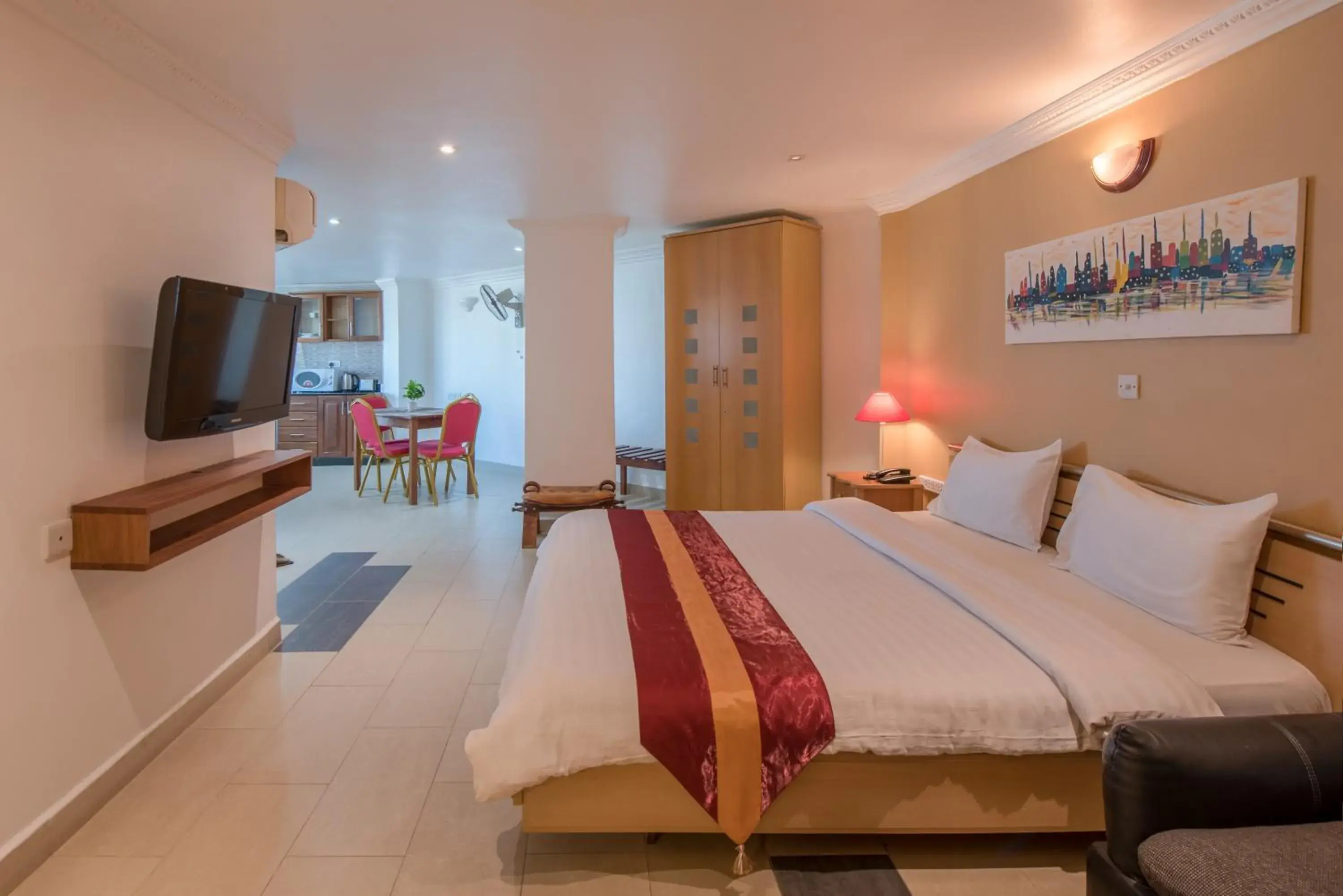 Bed in Hotel Raha Tower Bed in Hotel Raha Tower