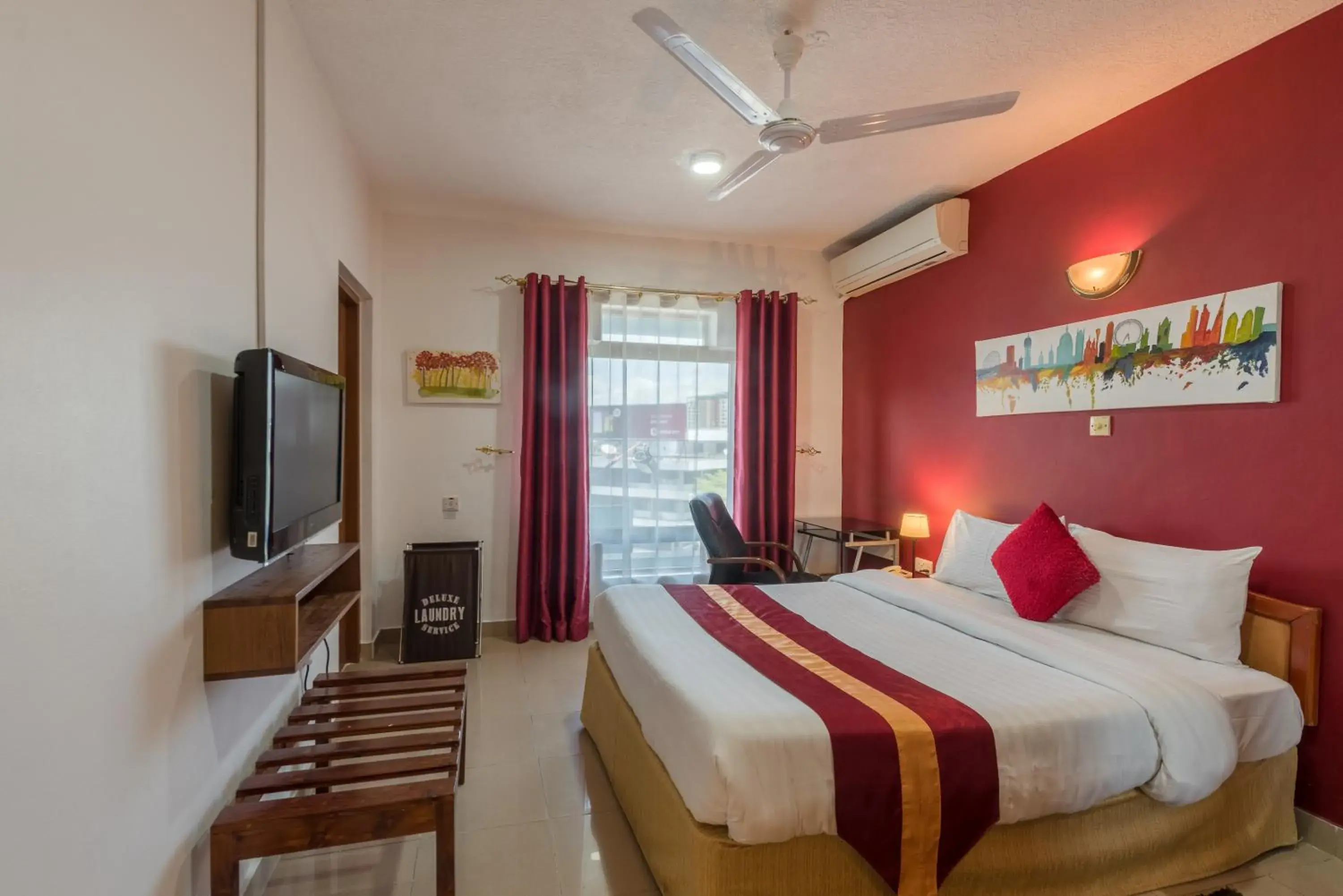 Bed in Hotel Raha Tower Bed in Hotel Raha Tower